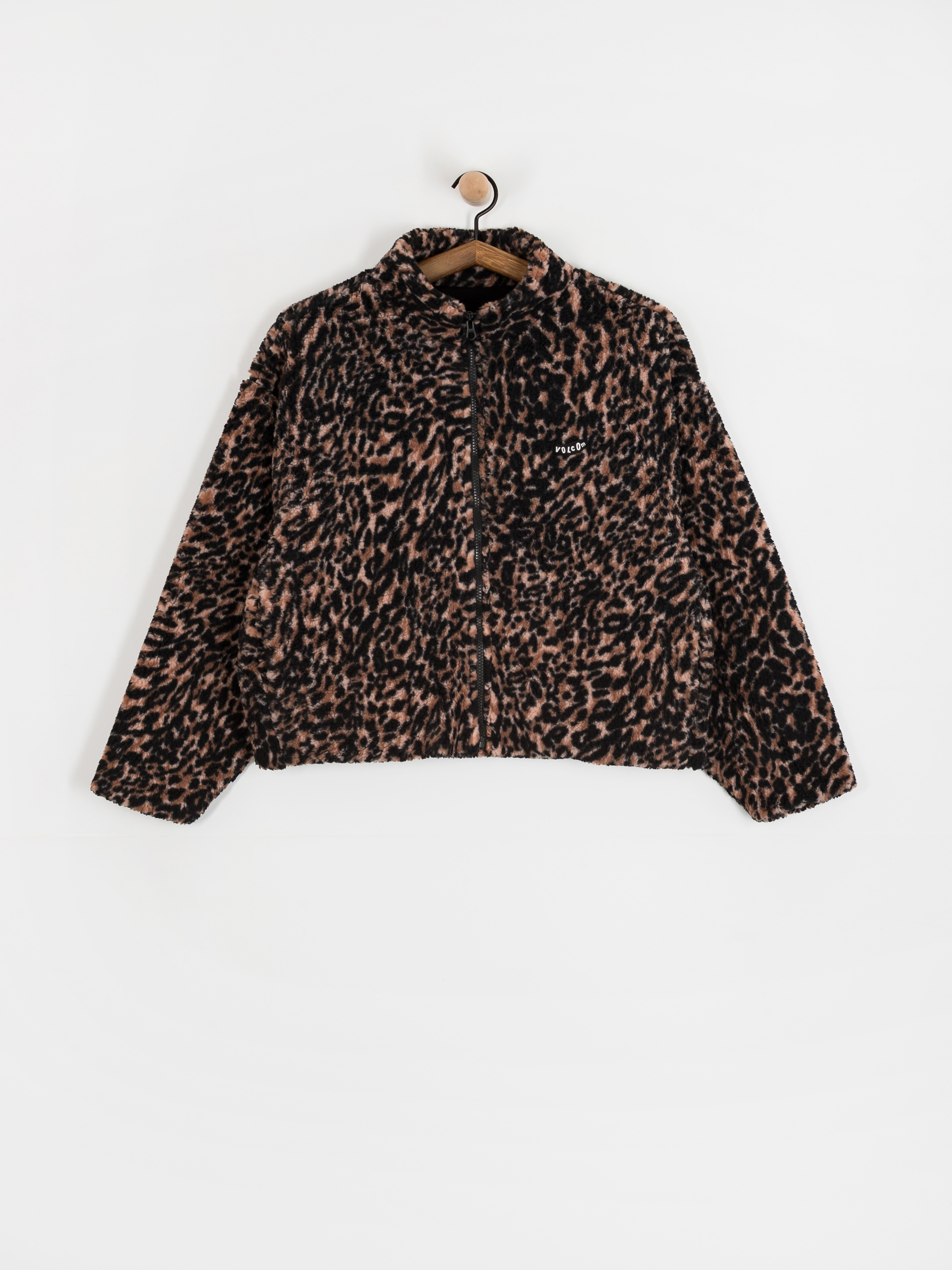 Hanorac Volcom Wylding Out Sherpa Wmn (animal print)