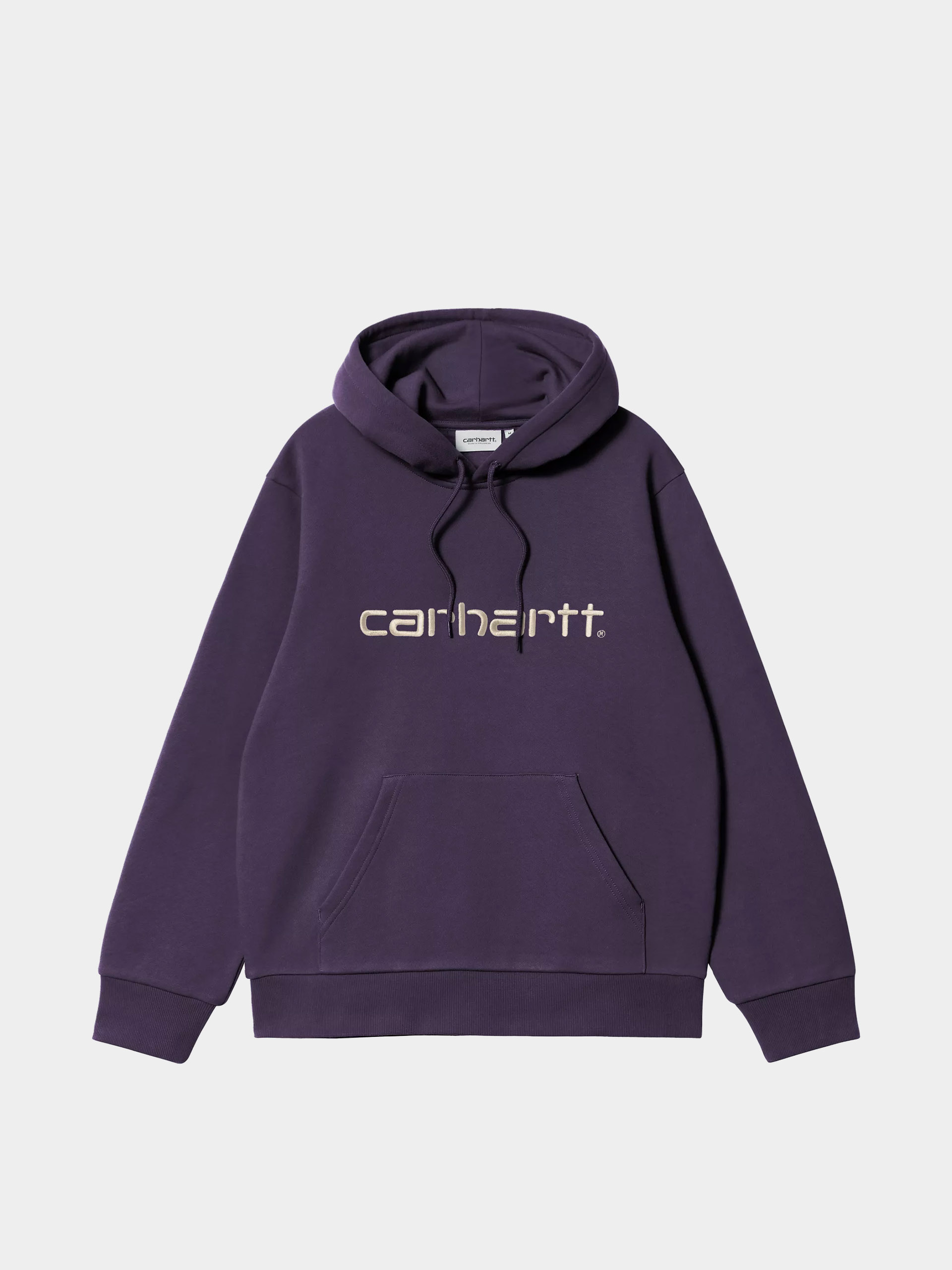 Hanorac cu glugă Carhartt WIP Carhartt HD (lakers/salt)