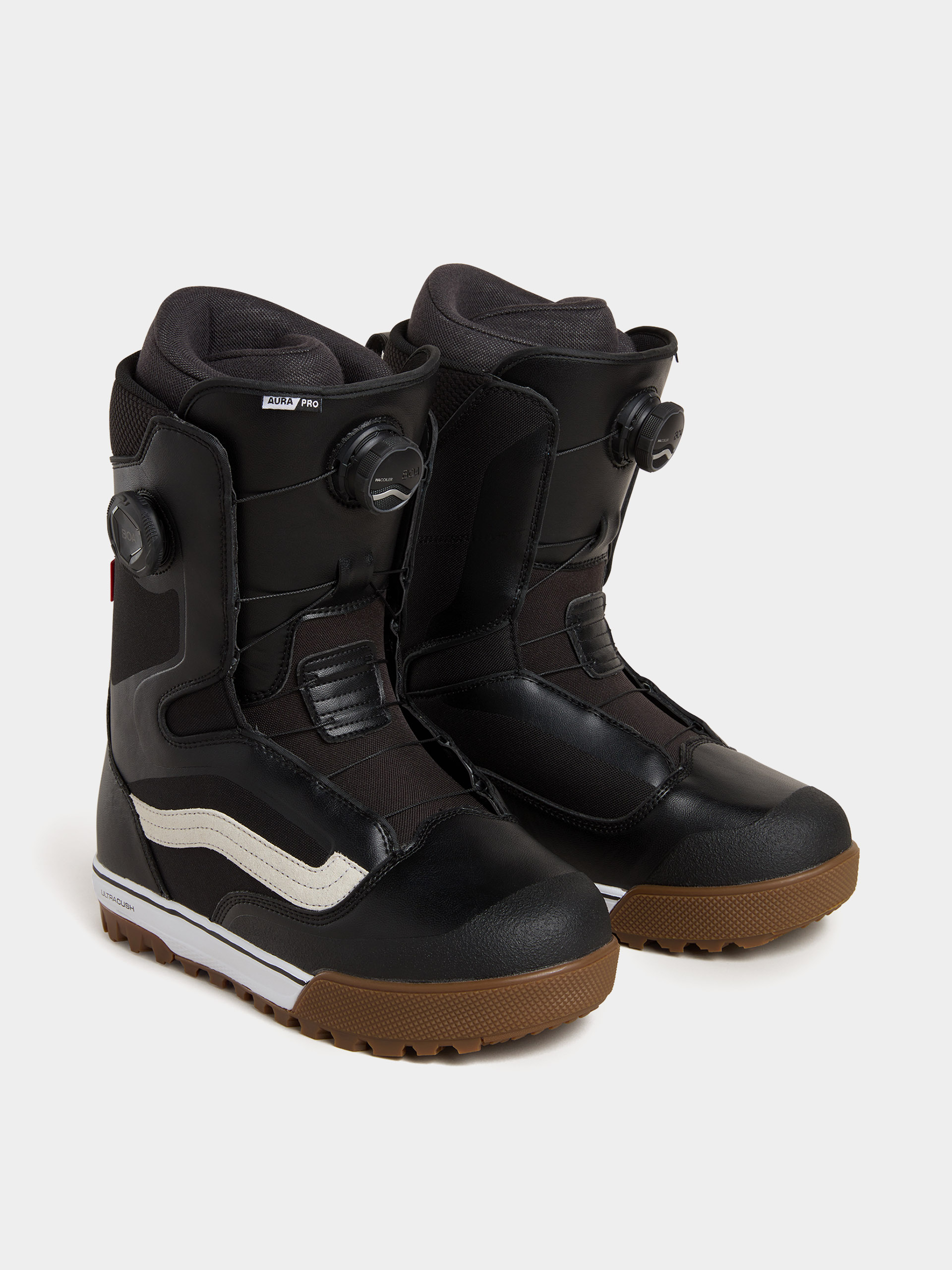 Pentru bărbați Încălțăminte pentru snowboard Vans Aura Pro (black/white)