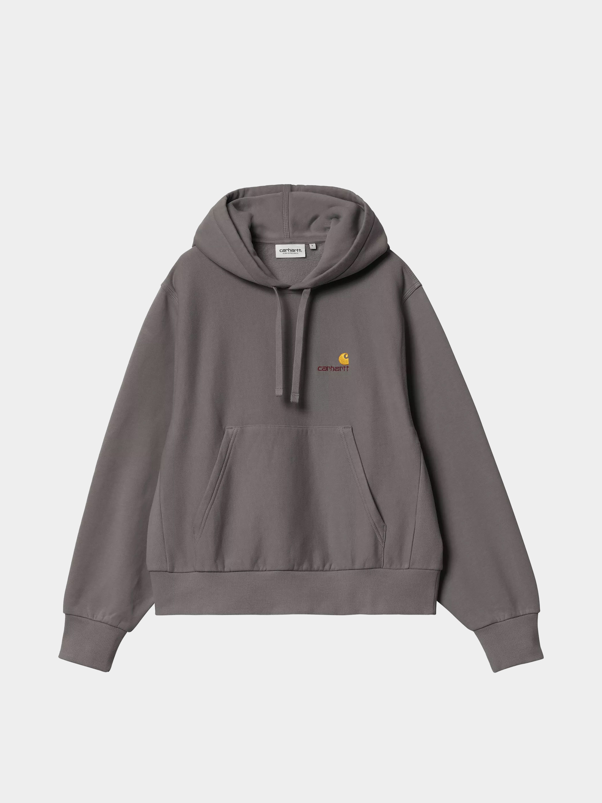 Hanorac cu glugă Carhartt WIP American Script HD Wmn (porphyry)
