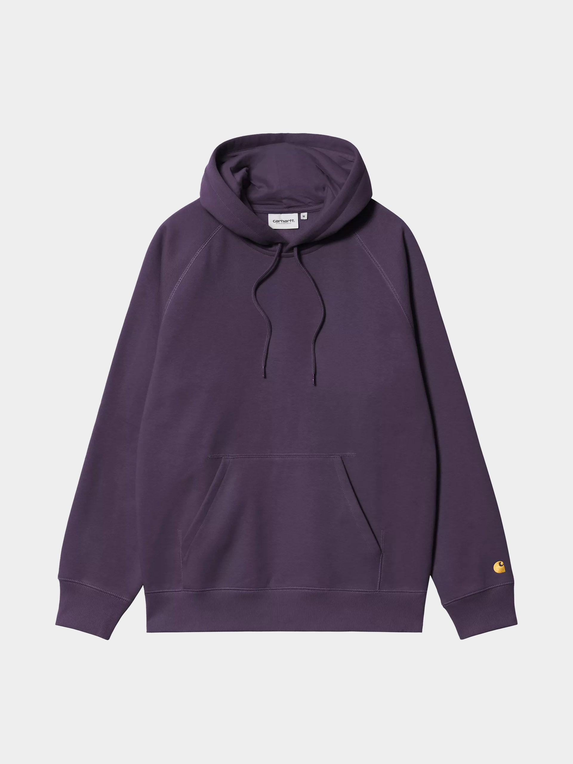 Hanorac cu glugă Carhartt WIP Chase HD (lakers/gold)