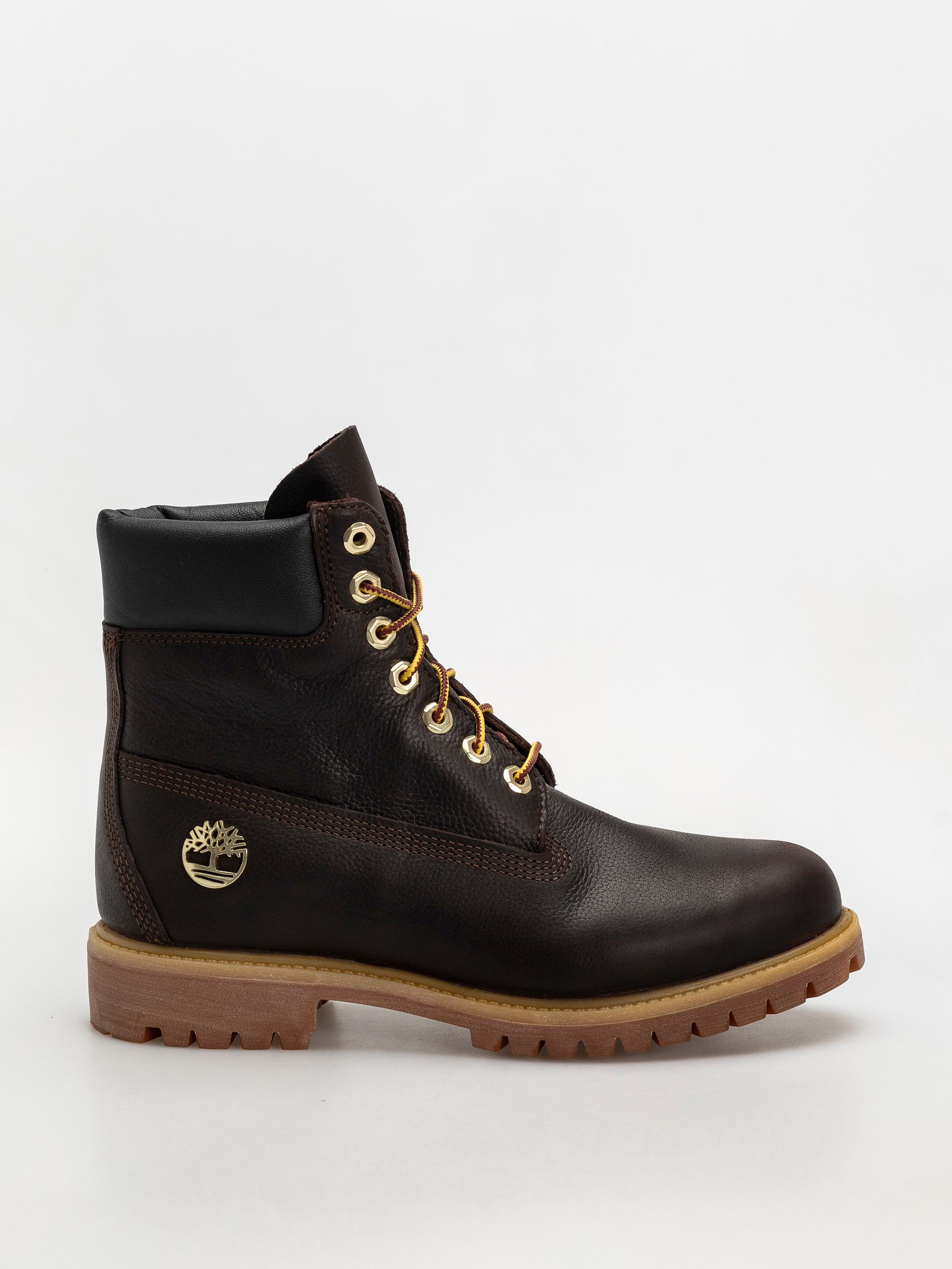 Pantofi de iarnă Timberland Premium 6 Inch (dk brown full grain w blk)