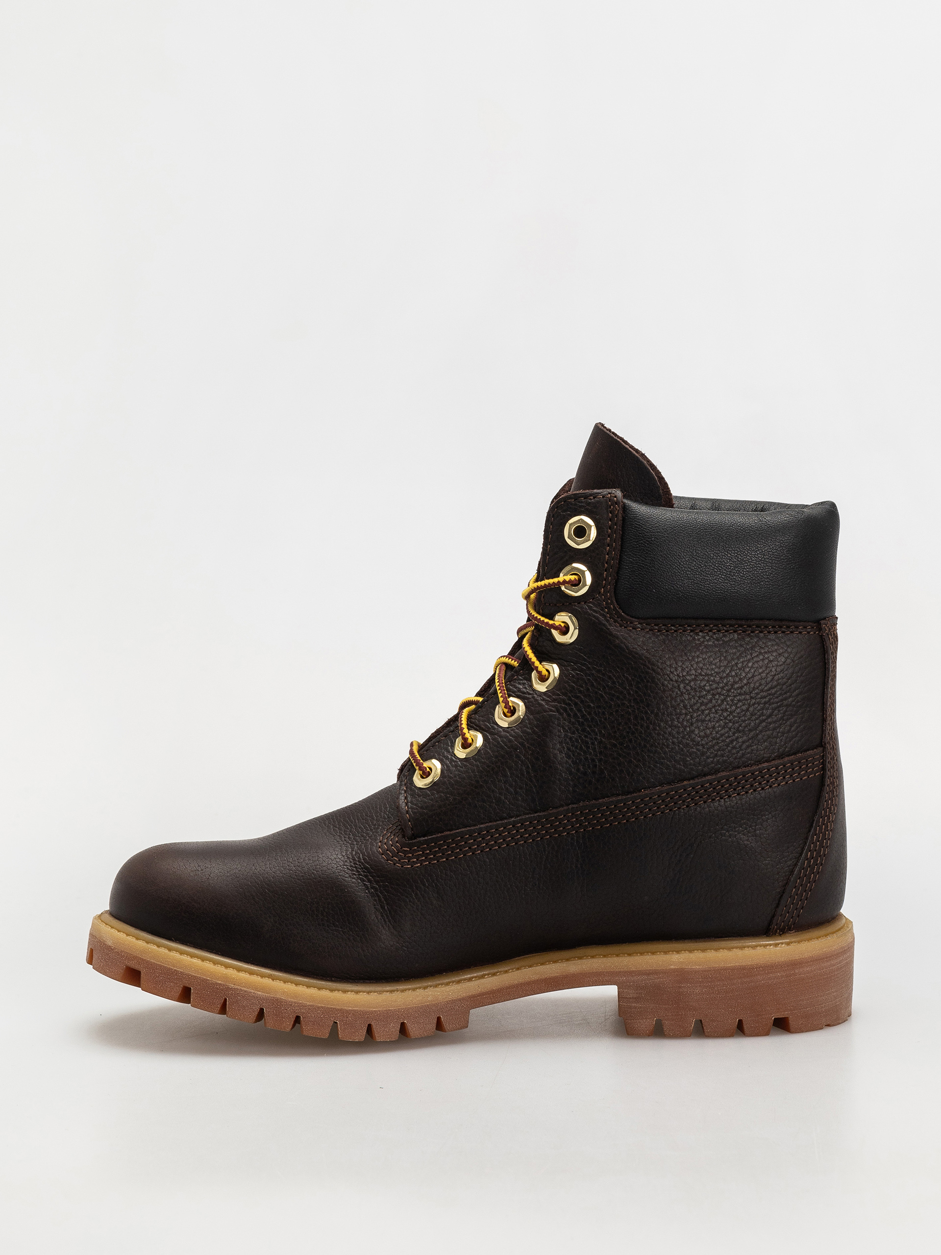 Pantofi de iarnă Timberland Premium 6 Inch (dk brown full grain w blk)