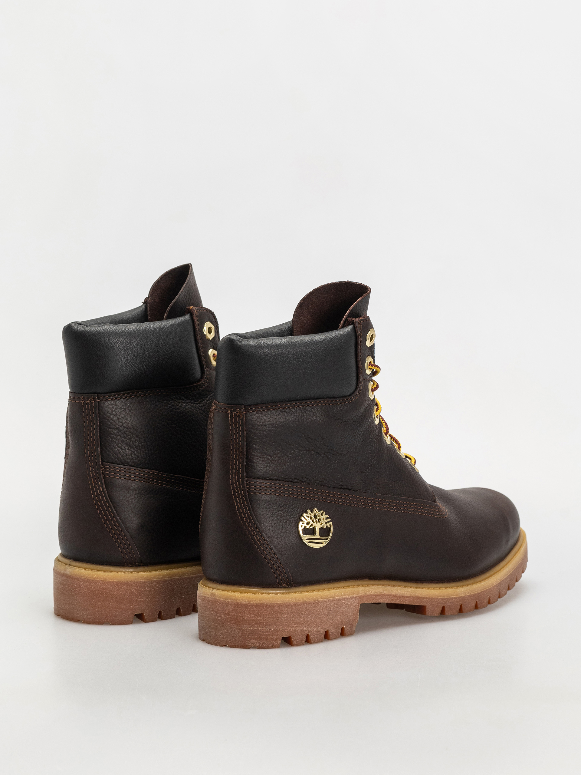 Pantofi de iarnă Timberland Premium 6 Inch (dk brown full grain w blk)