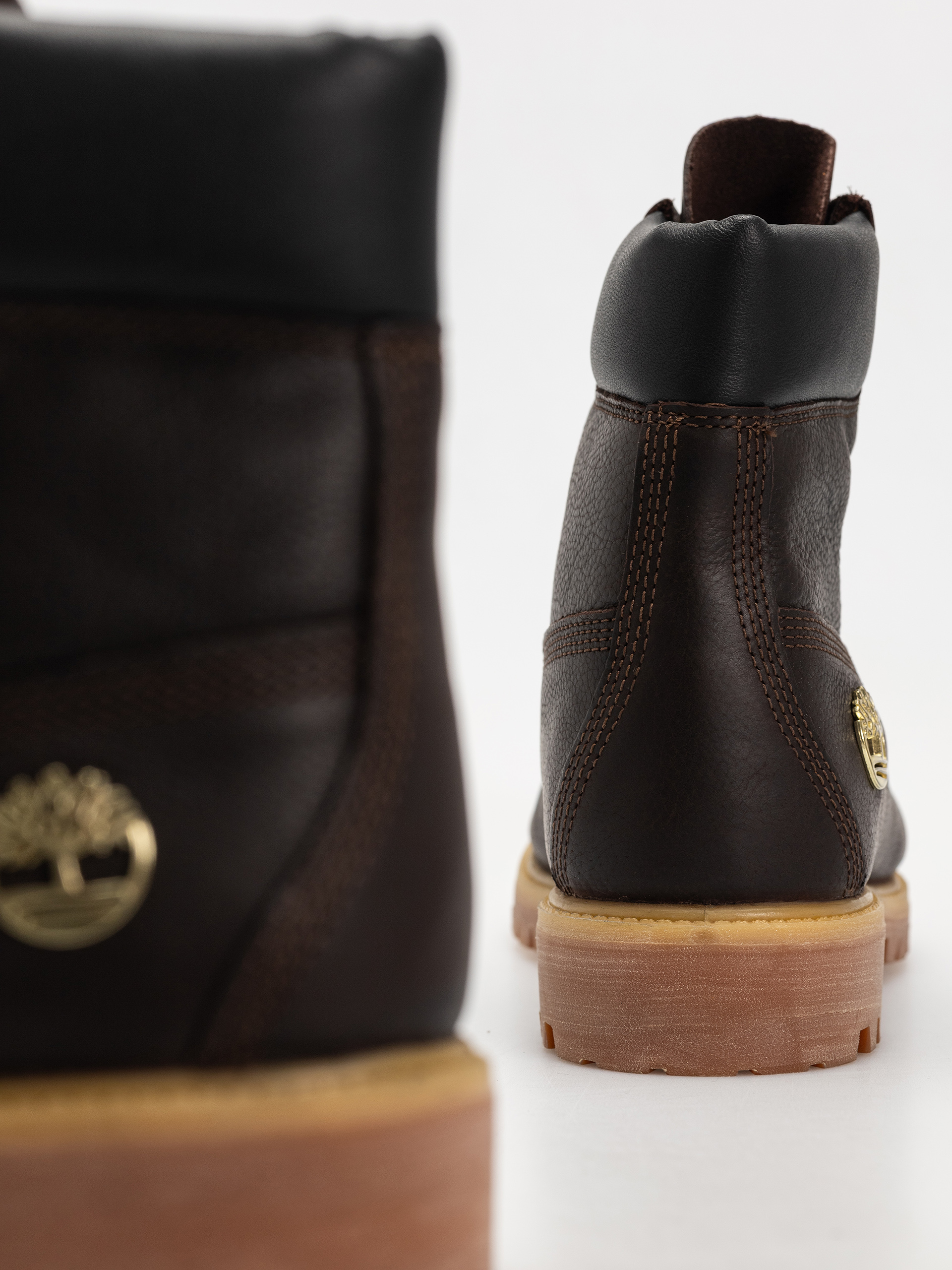 Pantofi de iarnă Timberland Premium 6 Inch (dk brown full grain w blk)