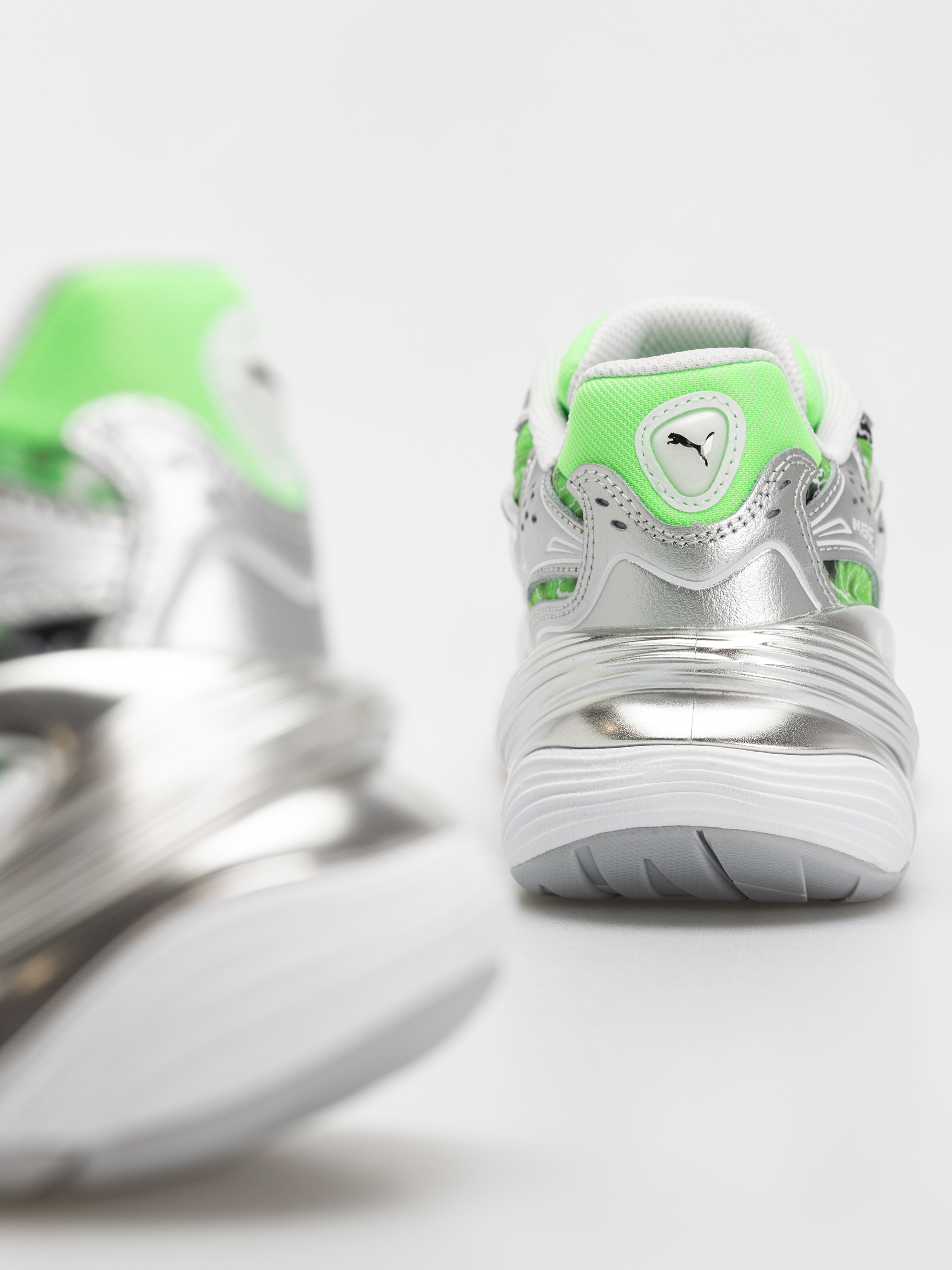 Pantofi Puma X RipNDip Inverse (puma silver/fluro green pes)