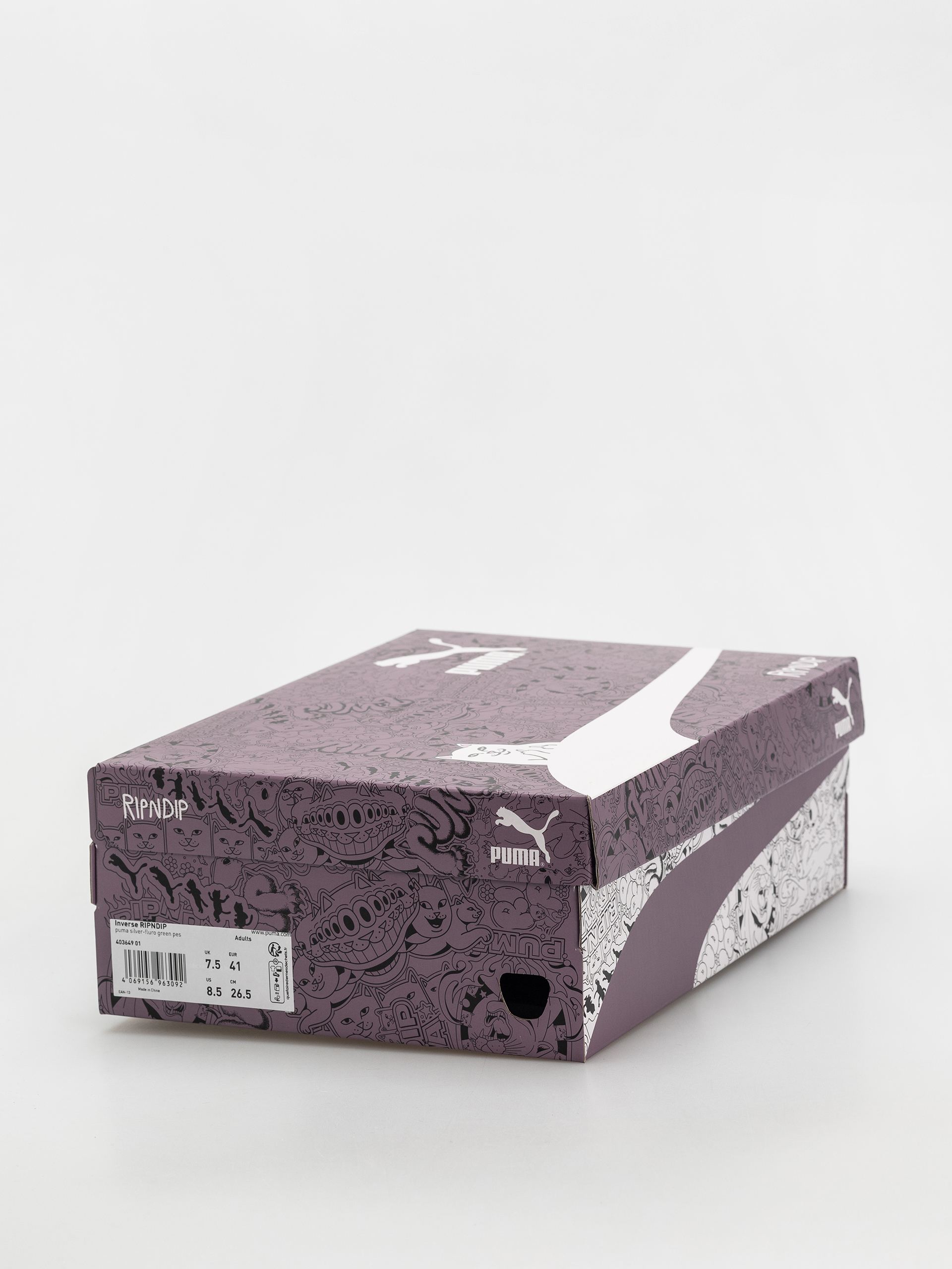 Pantofi Puma X RipNDip Inverse (puma silver/fluro green pes)