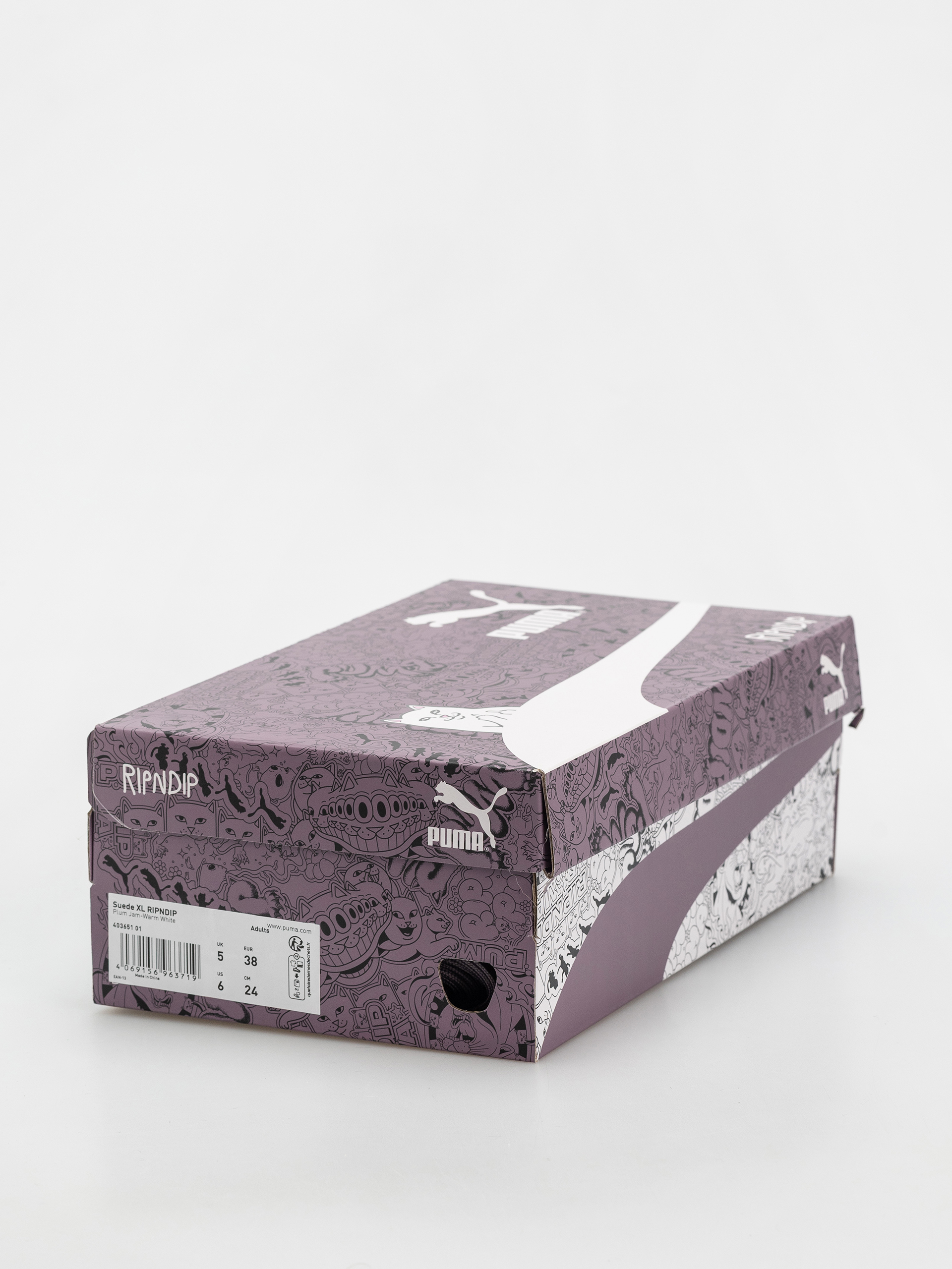 Pantofi Puma X RipNDip Suede XL (raisin/warm white)