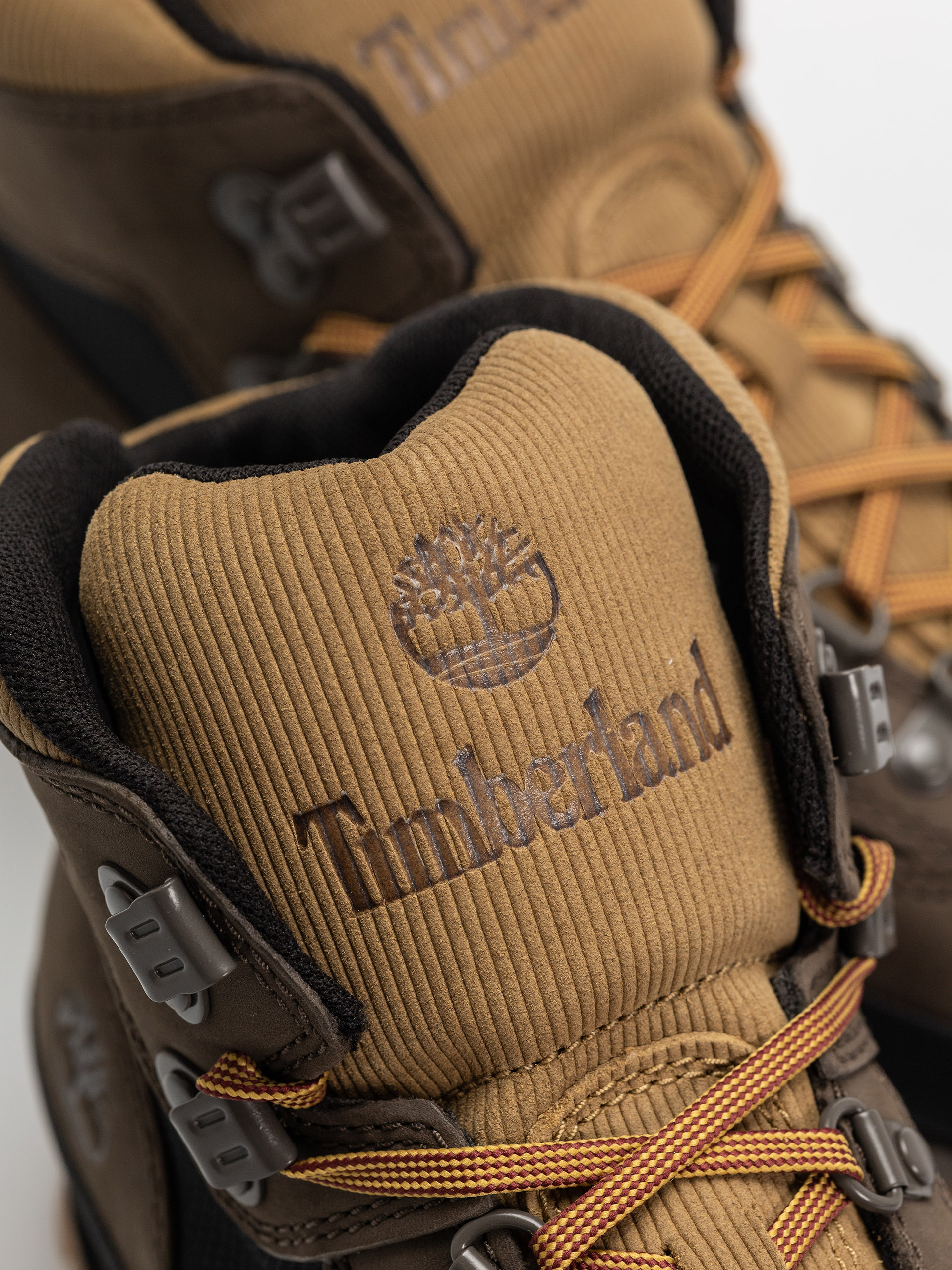 Pantofi Timberland zimowe Euro Hiker (dark brown nubuck w black)