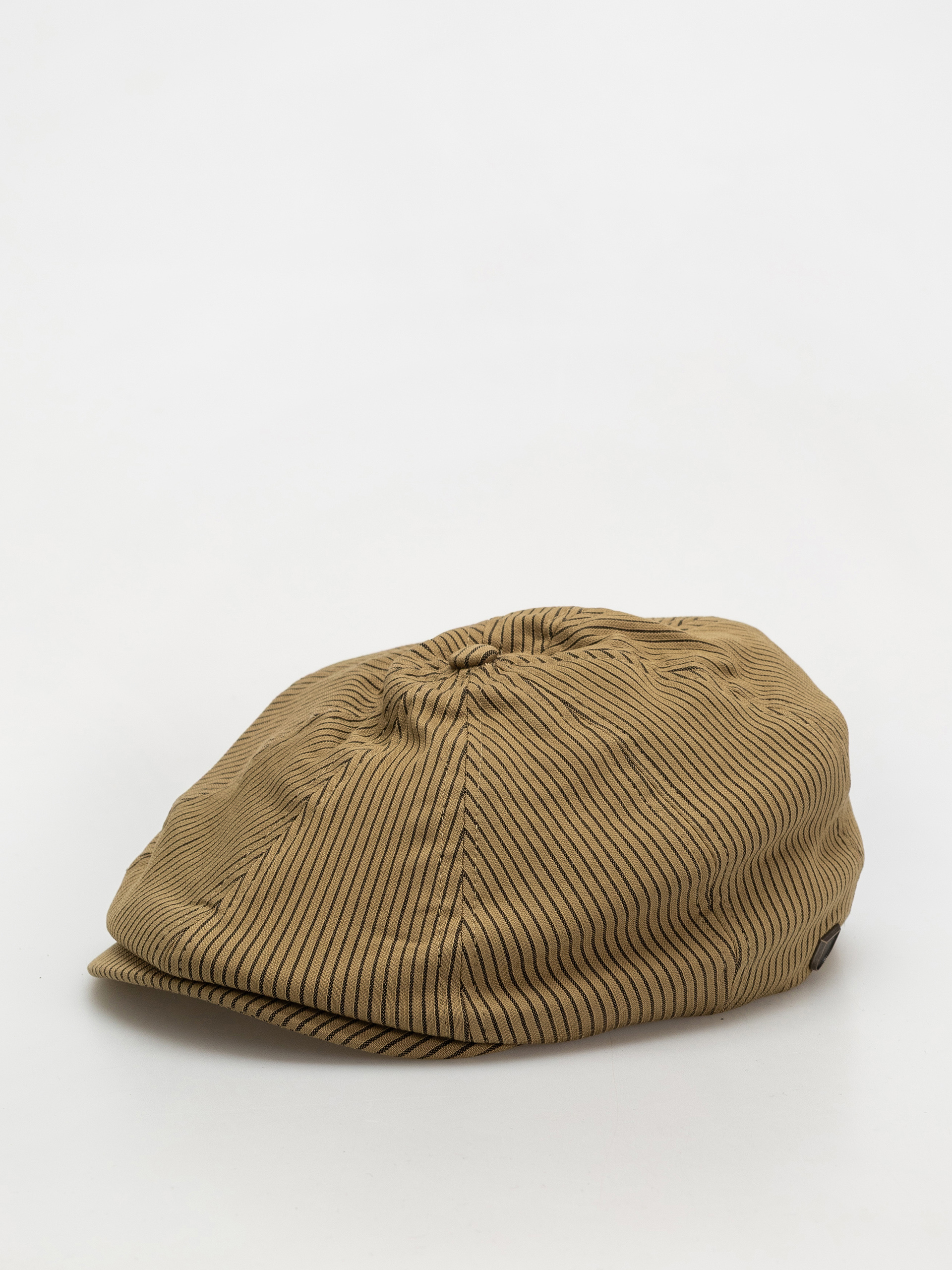 Pălărie cu cozoroc Brixton Brood Snap Cap (dark tan/black hickory stripe)