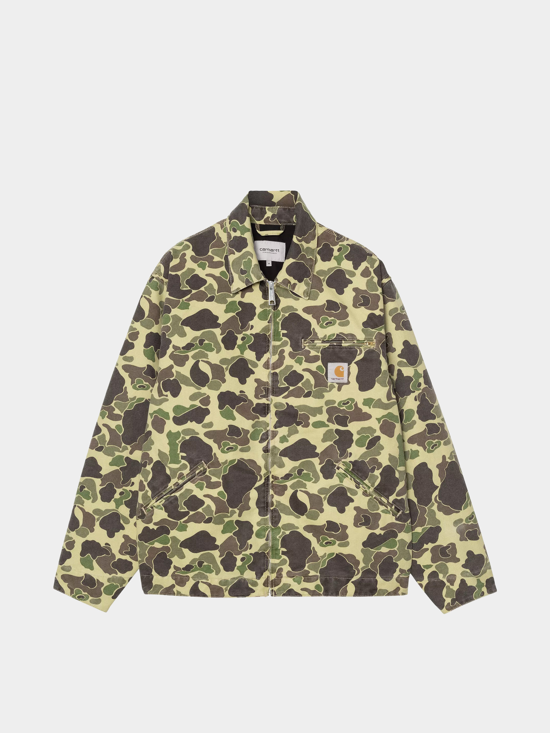 Geacă Carhartt WIP Duck Detroit (camo duck/green/stone washed)