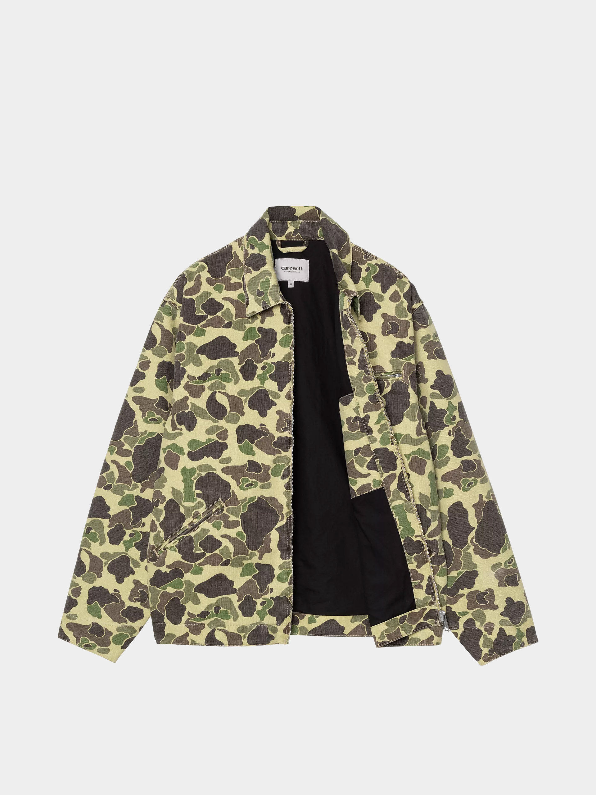Geacă Carhartt WIP Duck Detroit (camo duck/green/stone washed)