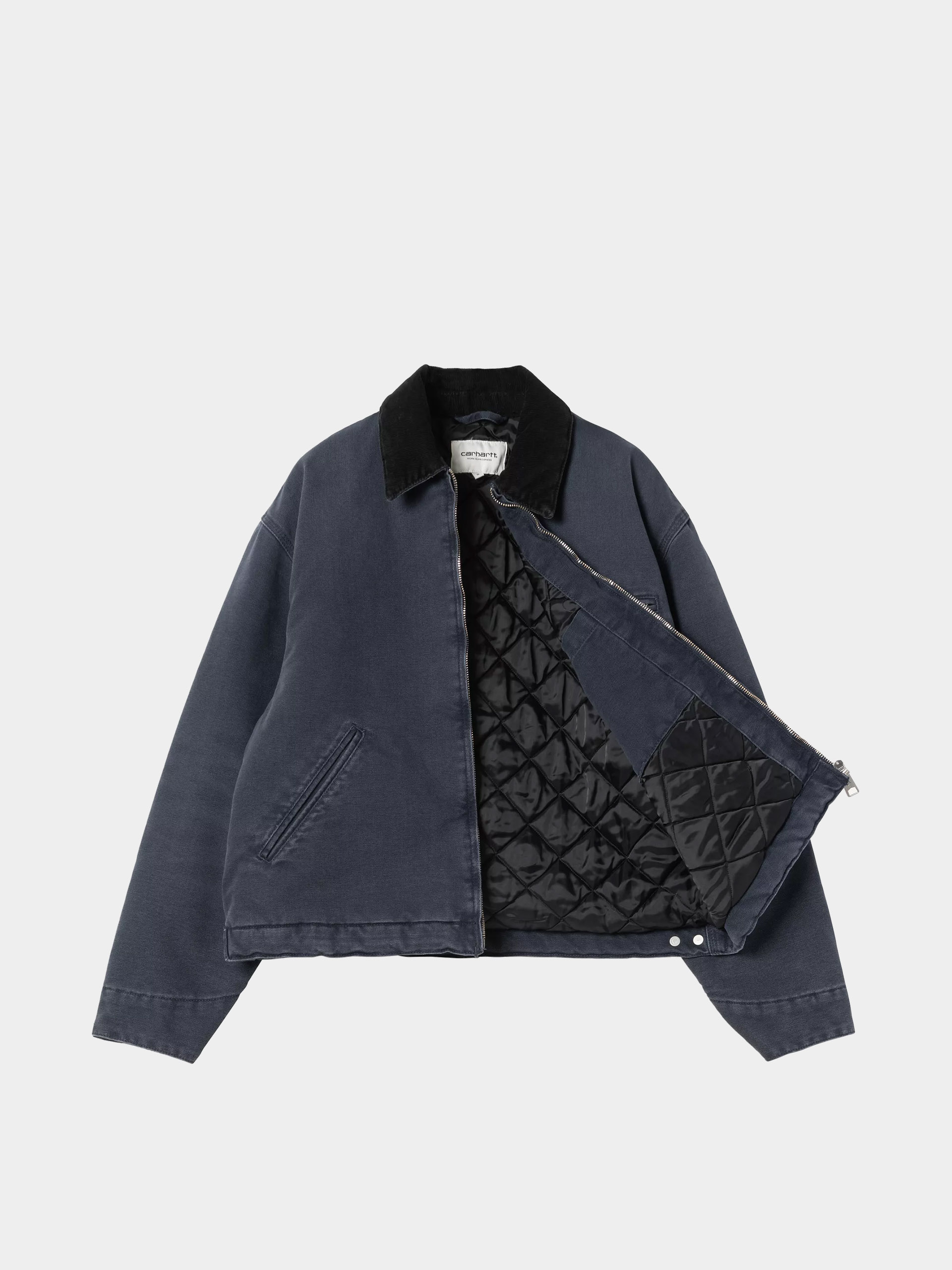 Geacă Carhartt WIP OG Detroit Wmn (dark navy/black/stone canvas)