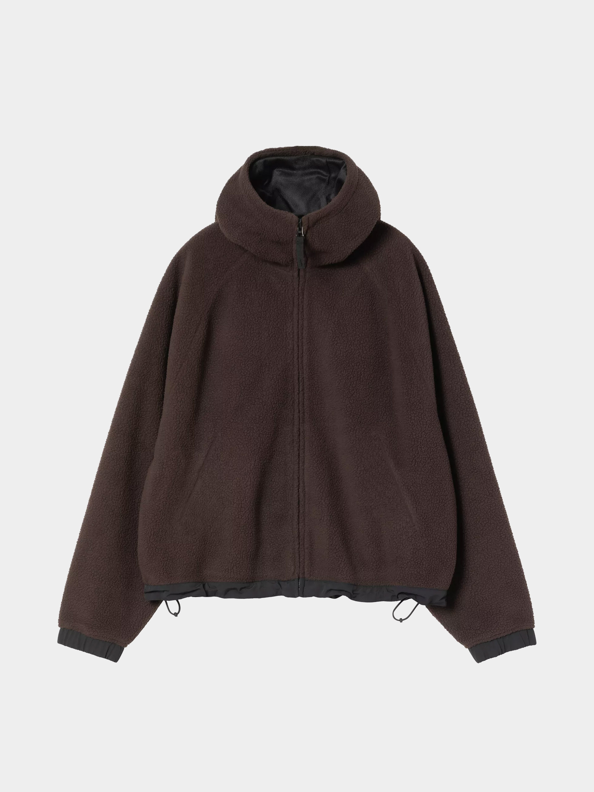 Hanorac din fleece Carhartt WIP Helix Wmn (palisander/black)