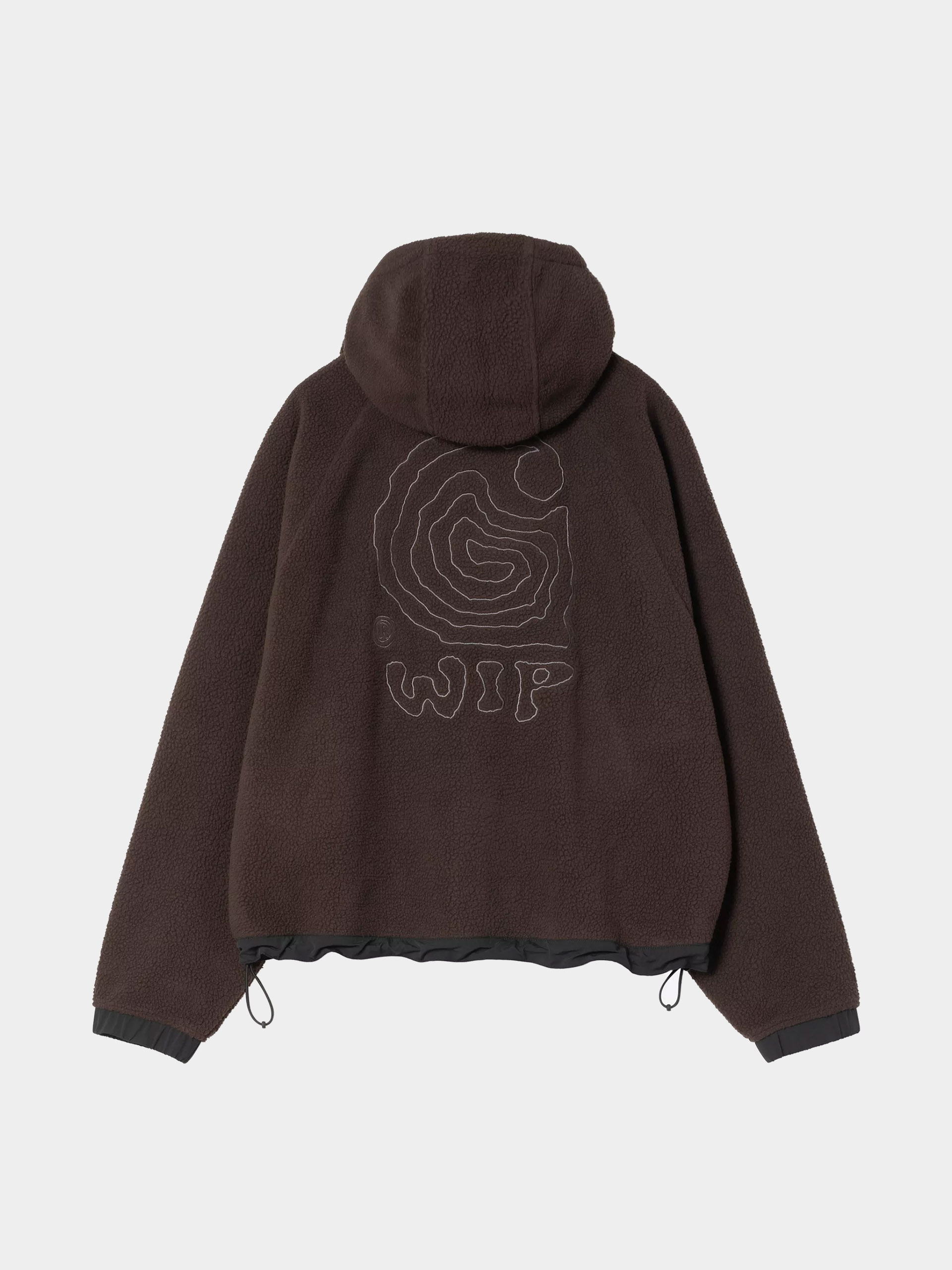 Pentru femei Hanorac din fleece Carhartt WIP Helix (palisander/black)