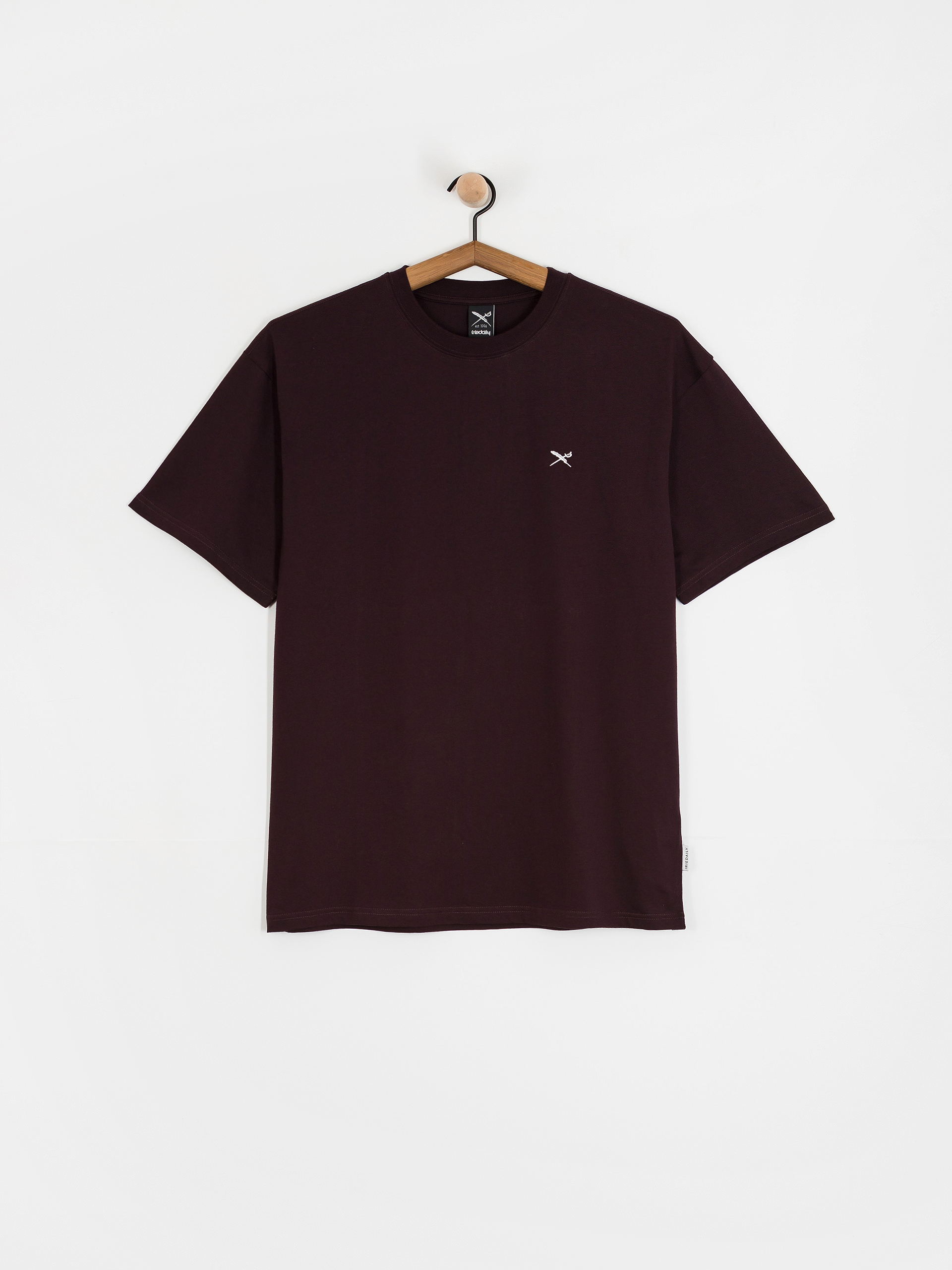 Tricou Iriedaily Mini Flag Relaxed (aubergine)