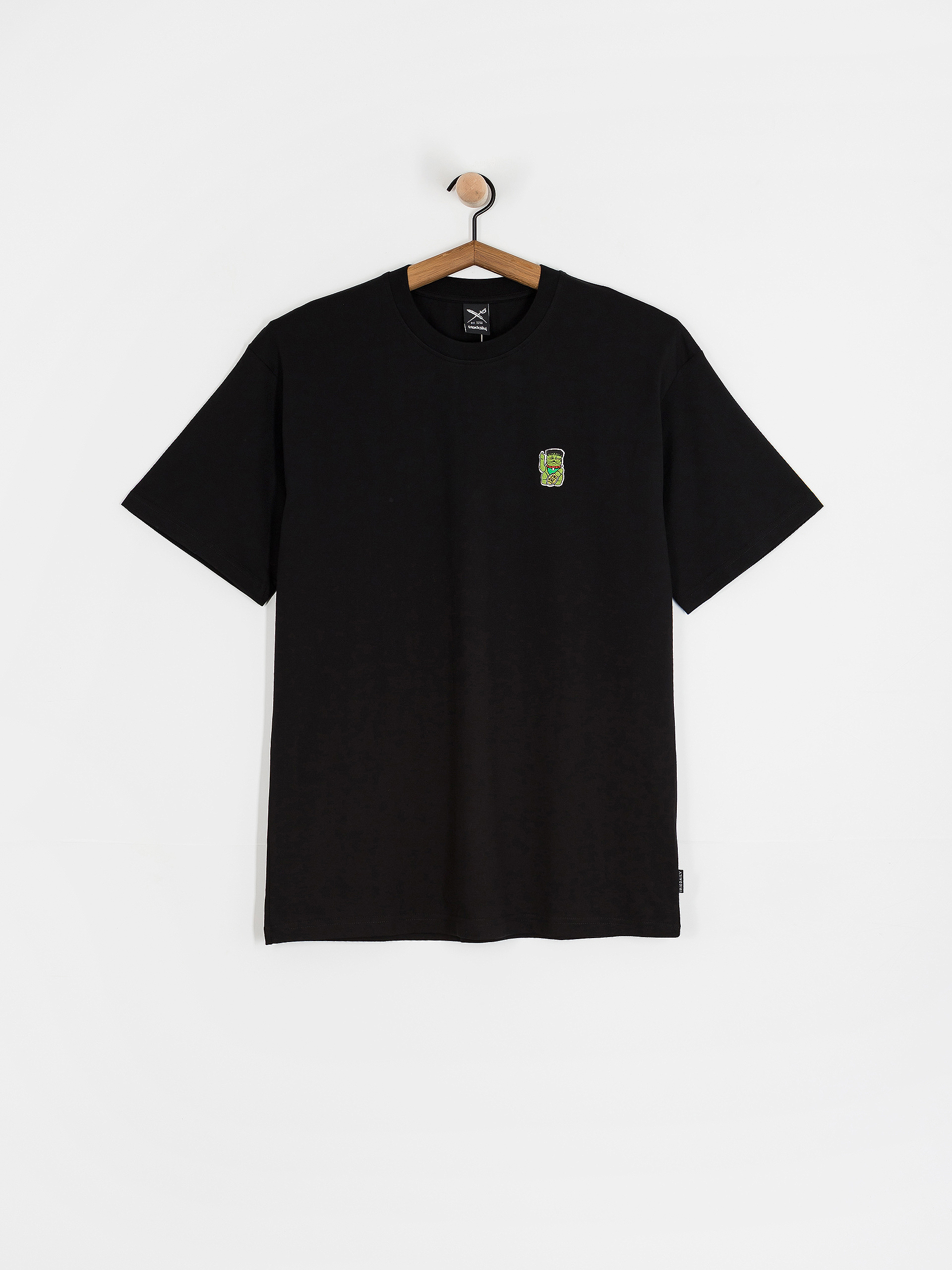 Tricou Iriedaily Franken Cat (black)