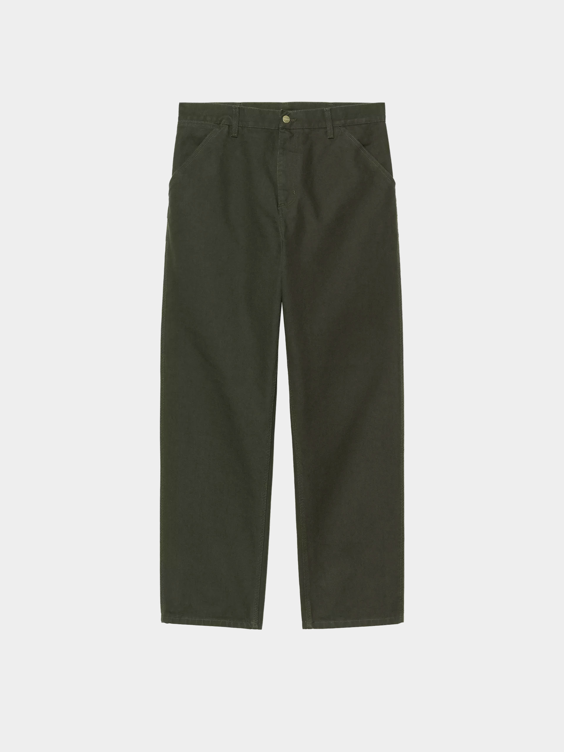 Pantaloni Carhartt WIP Simple (olive/rinsed)