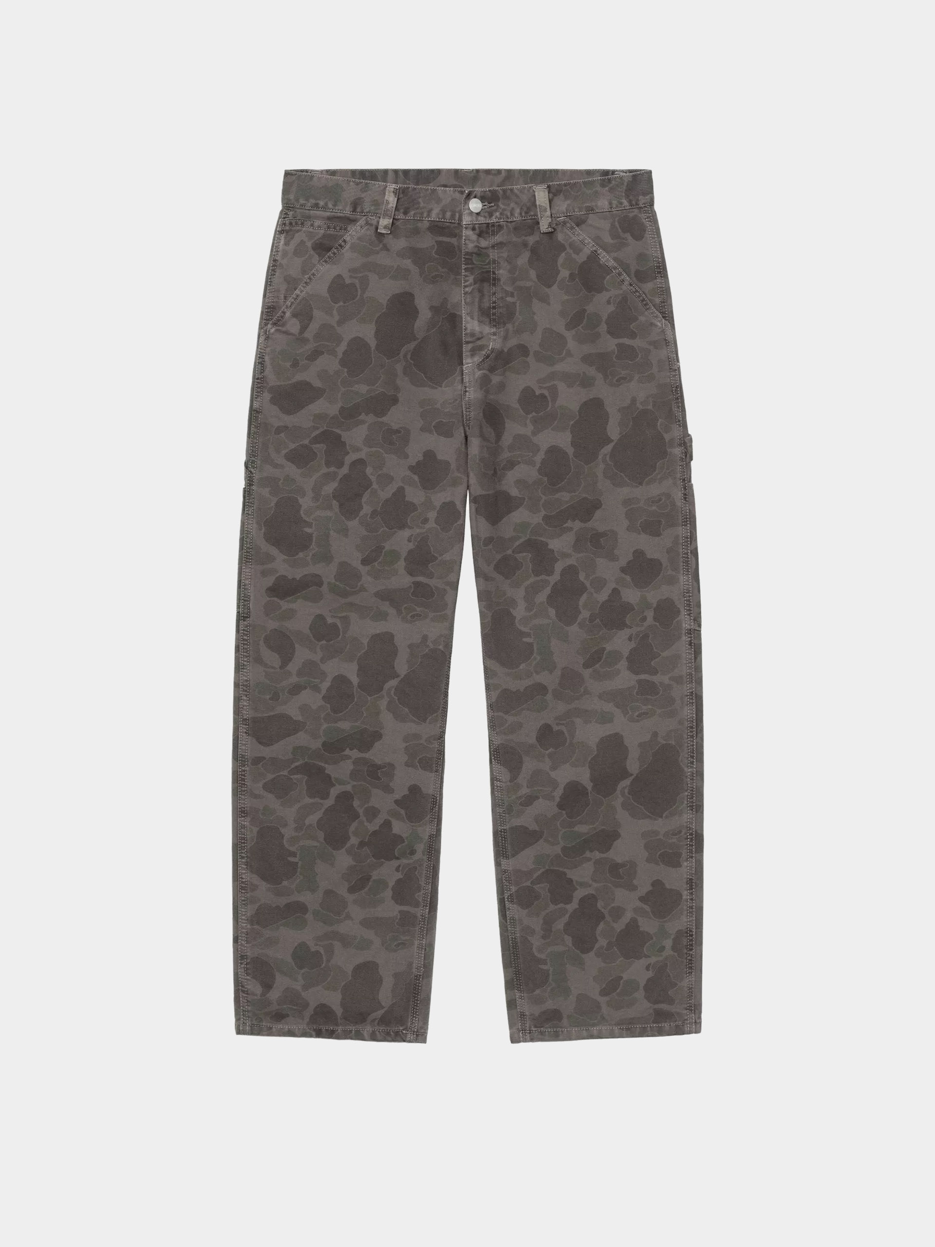 Pantaloni Carhartt WIP Duck Single Knee (camo duck/green/porphyry/garment dyed)