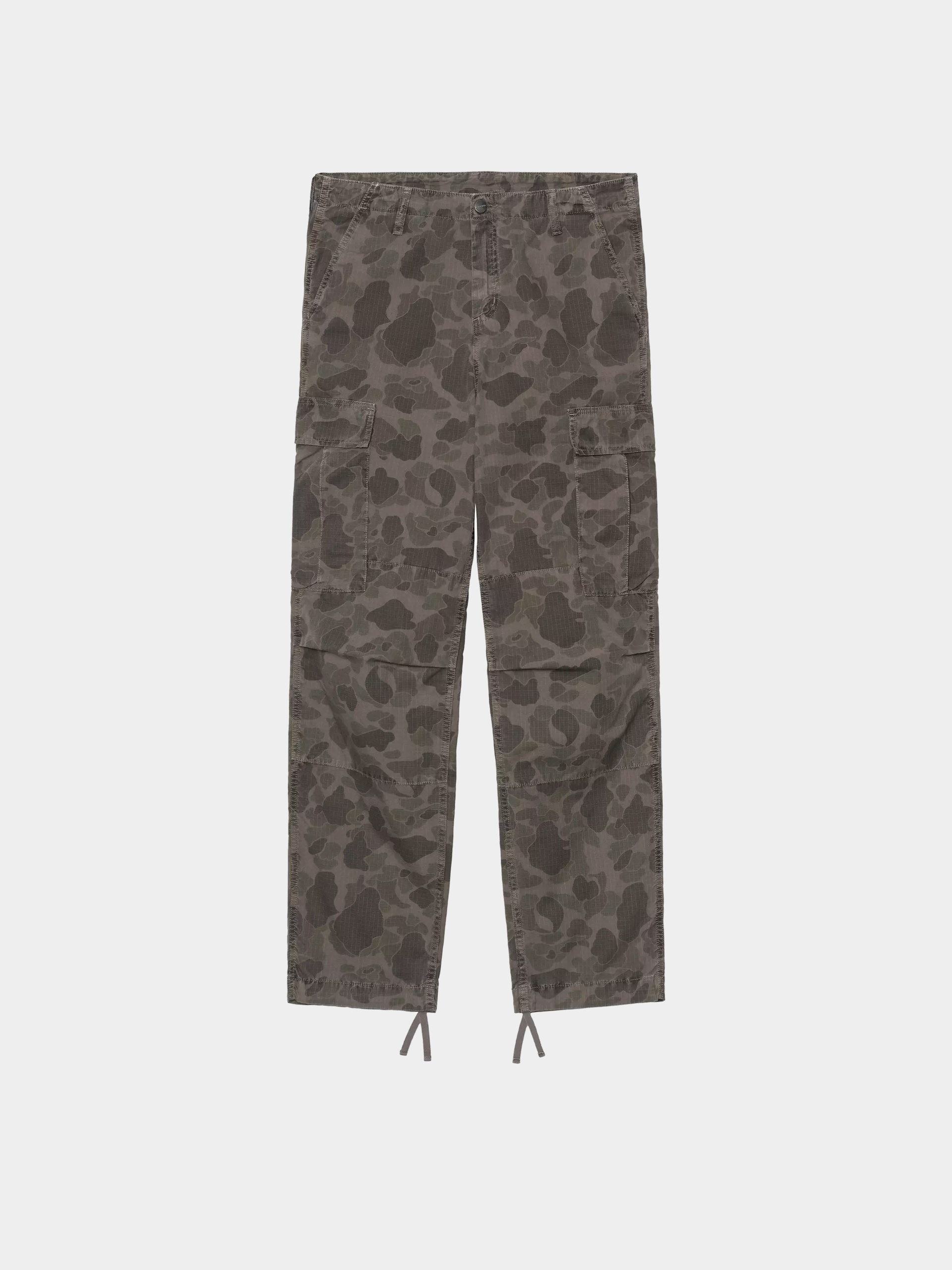 Pantaloni Carhartt WIP Duck Cargo (camo duck/green/porphyry/garment dyed)