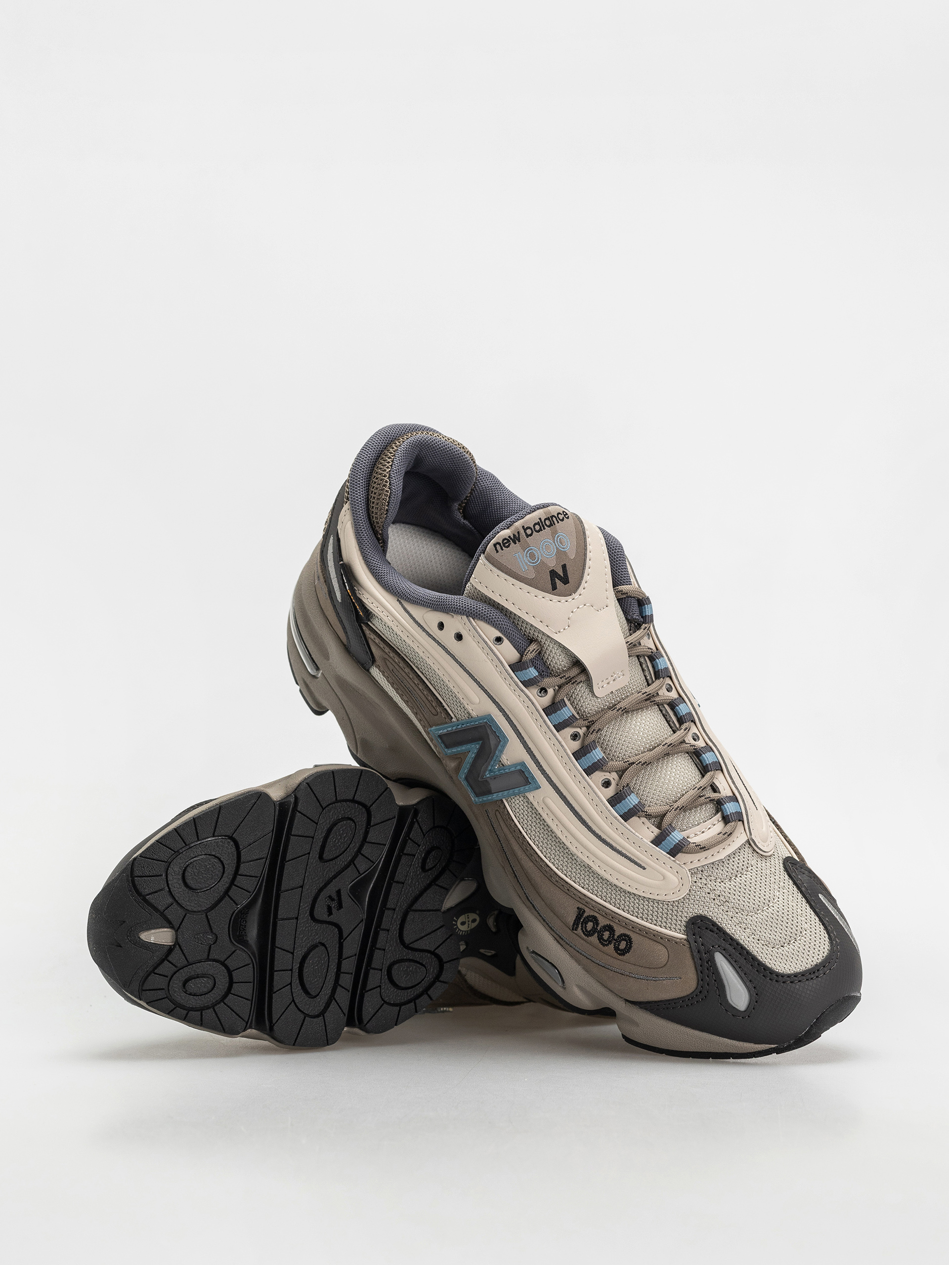 Pantofi New Balance 1000 - maro, bej (dockside)