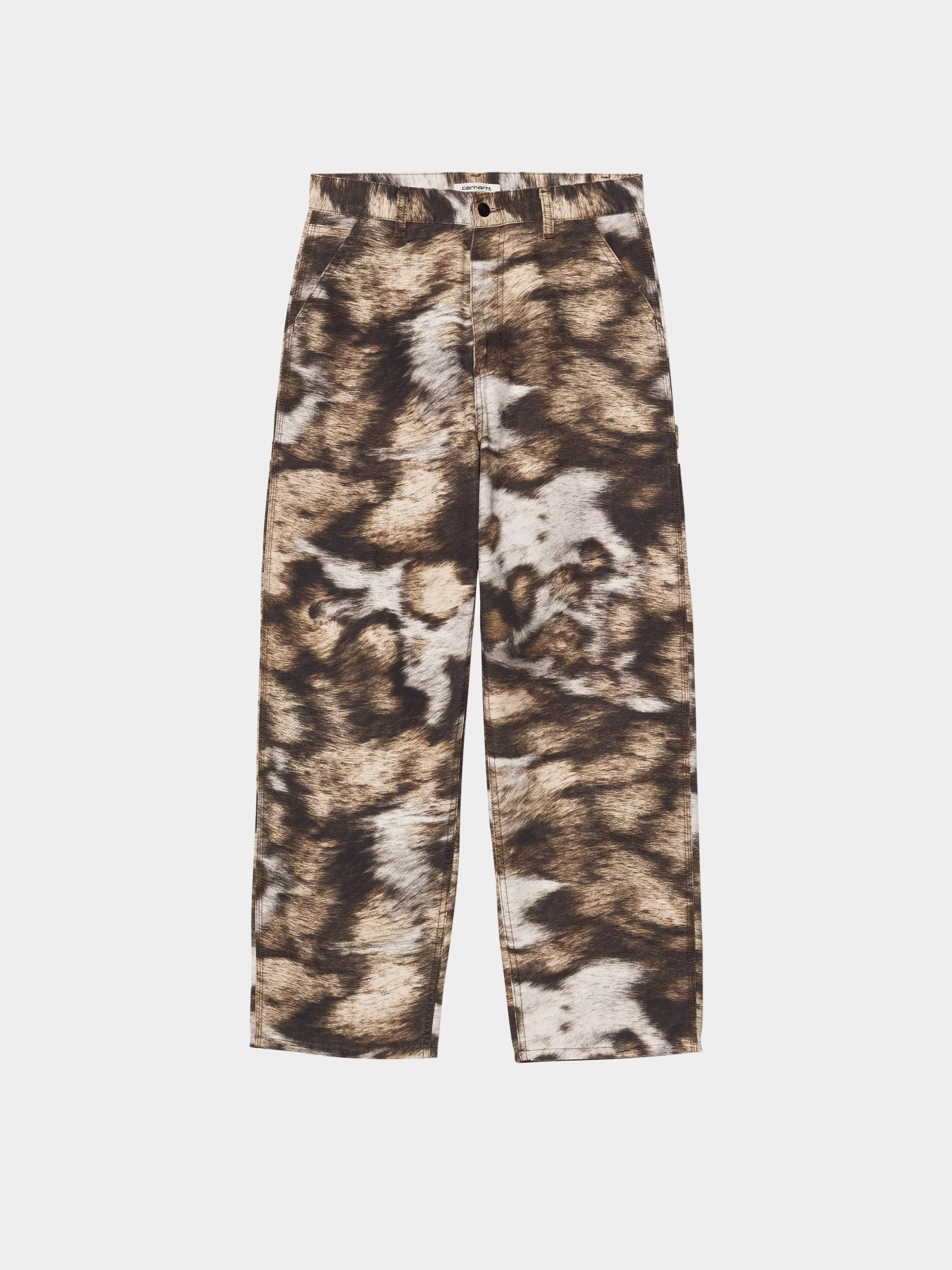 Pantaloni Carhartt WIP Brandon Single Knee Wmn (wild dog print/stone washed)