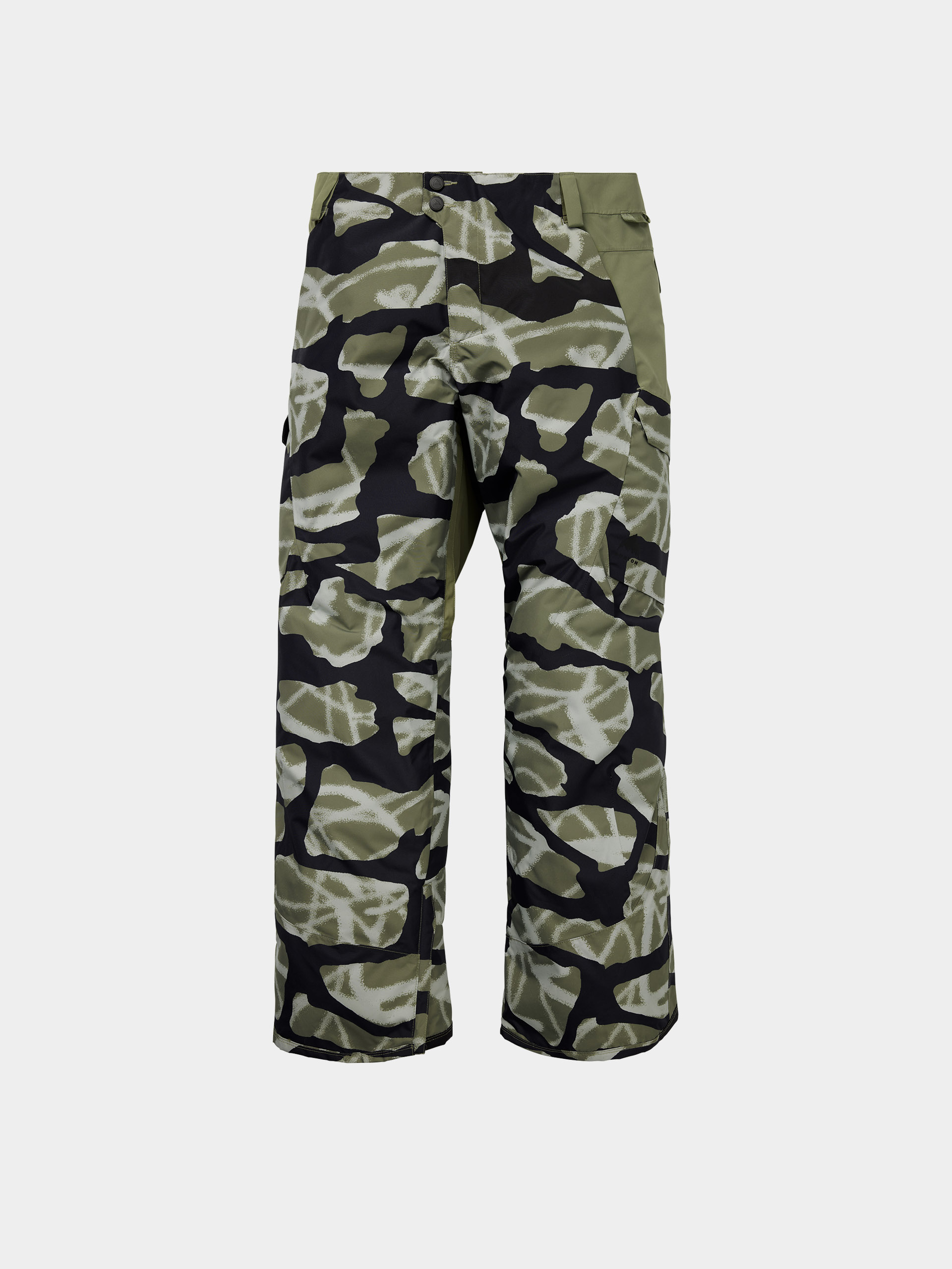Pantaloni pentru snowboard Burton Reserve 2L (graffiti camo/forest moss)
