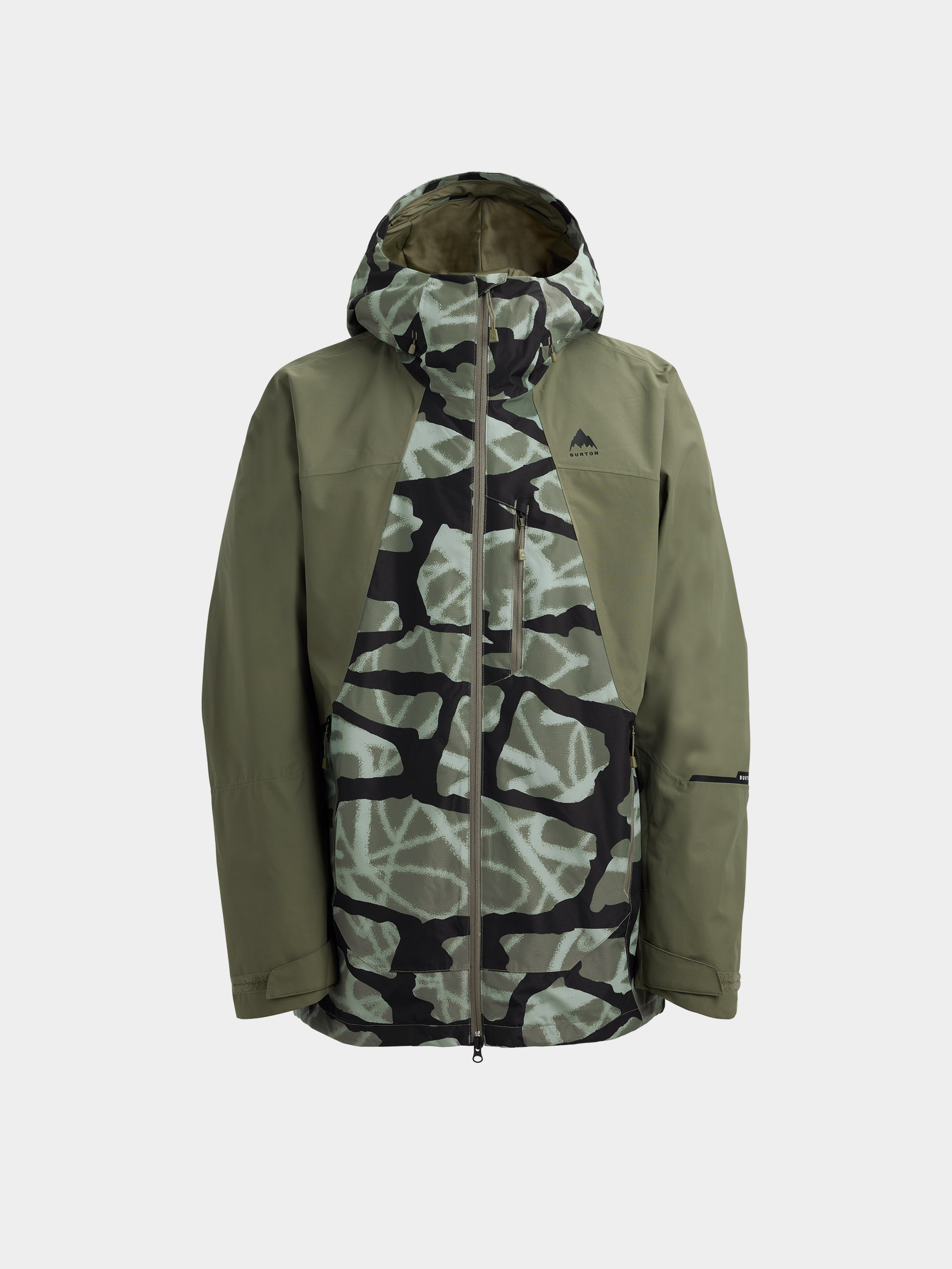 Pentru bărbați Geacă de snowboard Burton Reserve 2L (graffiti camo/forest moss)