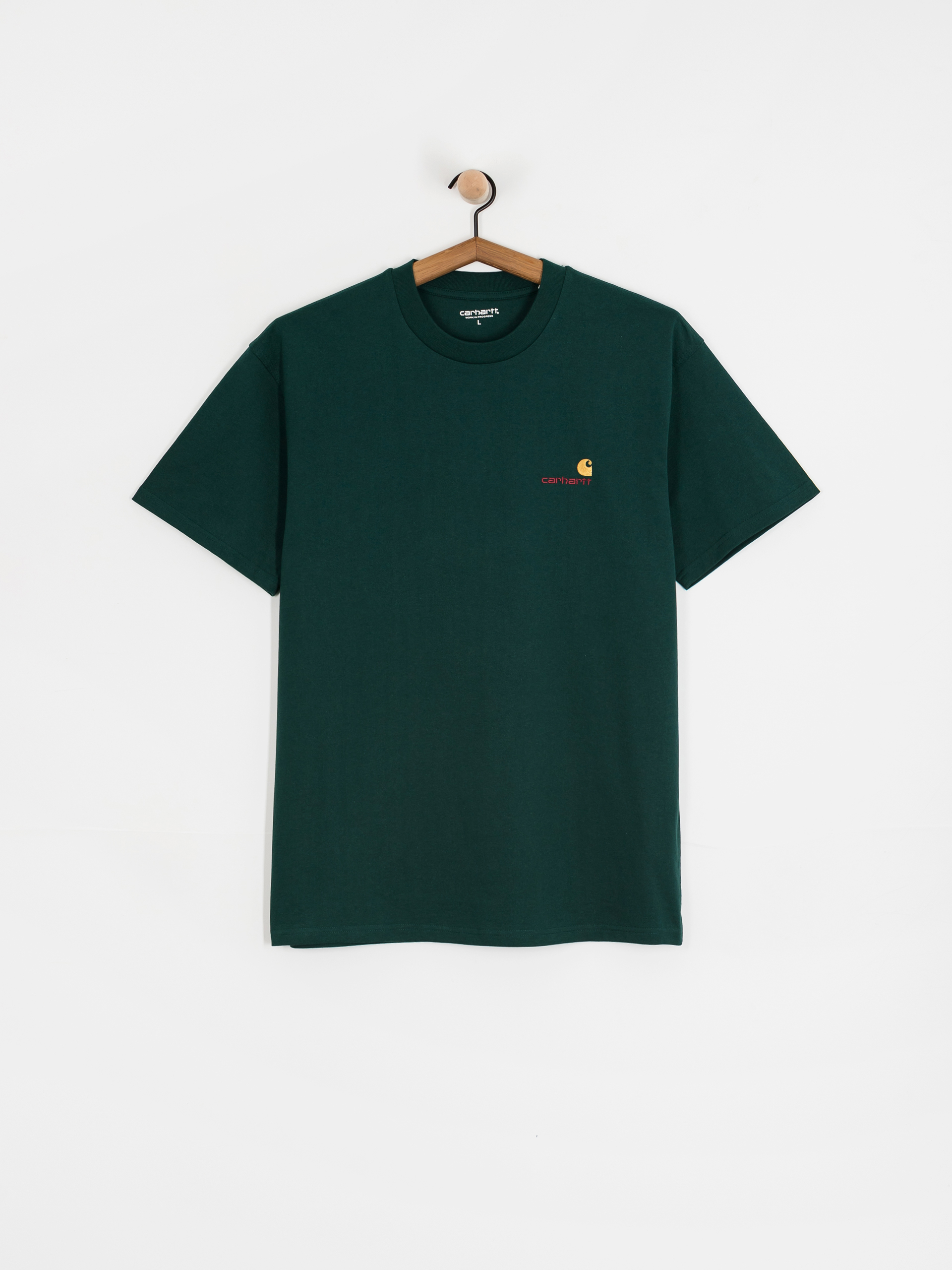 Tricou Carhartt WIP American Script (dark fir)