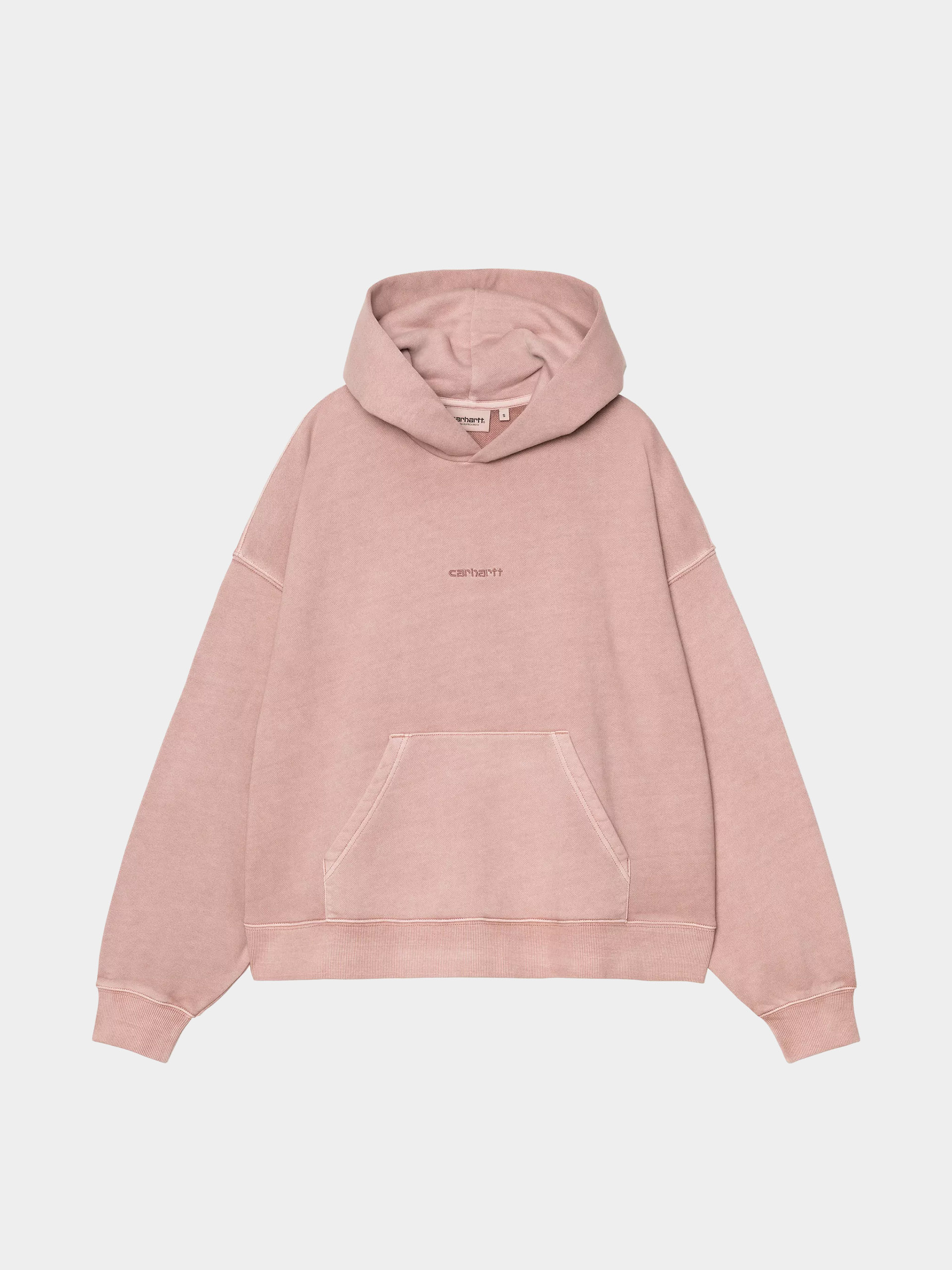 Hanorac cu glugu0103 Carhartt WIP Benton HD Wmn (glassy pink/garment dyed)