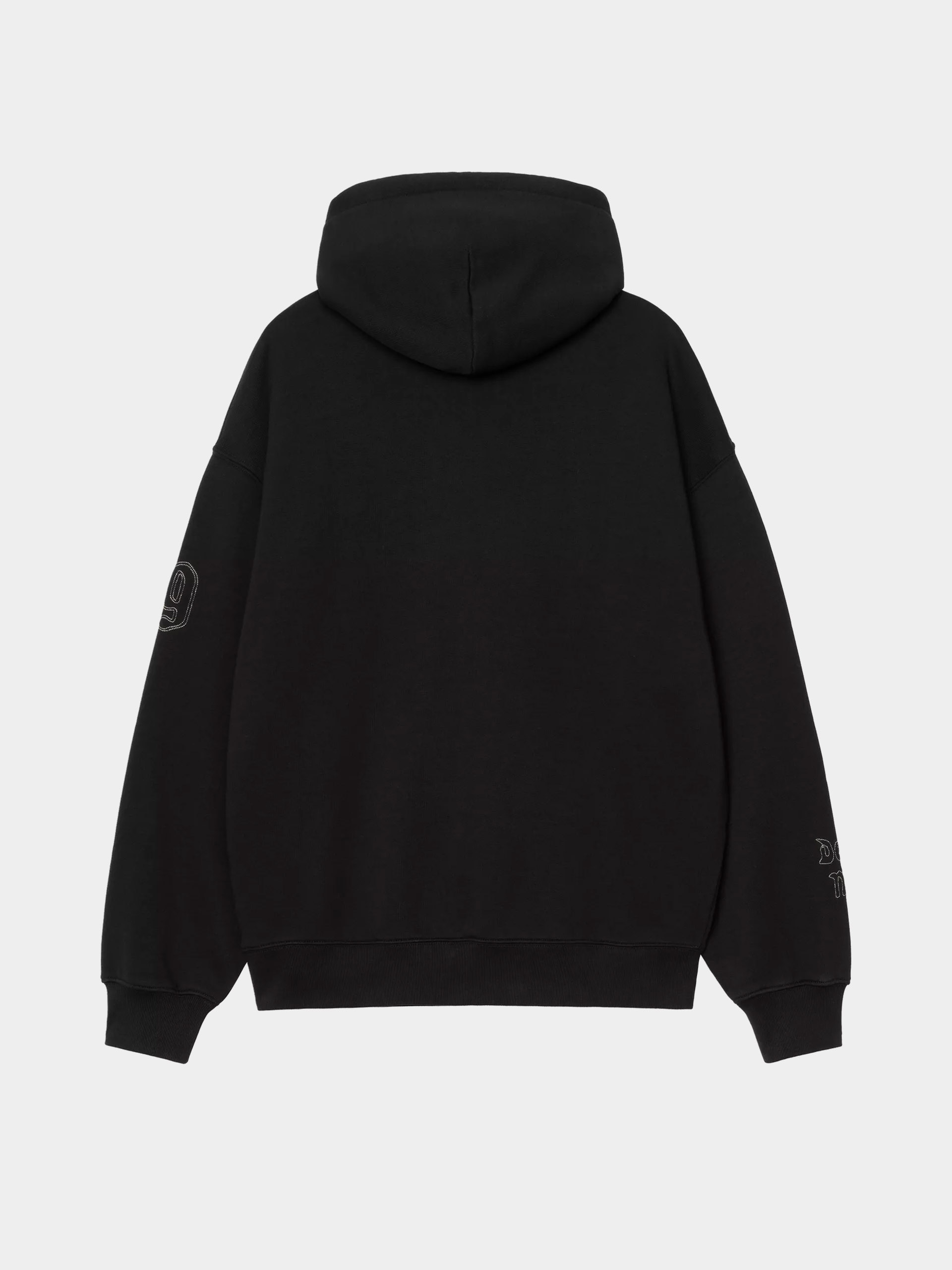 Hanorac cu glugă Carhartt WIP Hackwork HD (black/wall)
