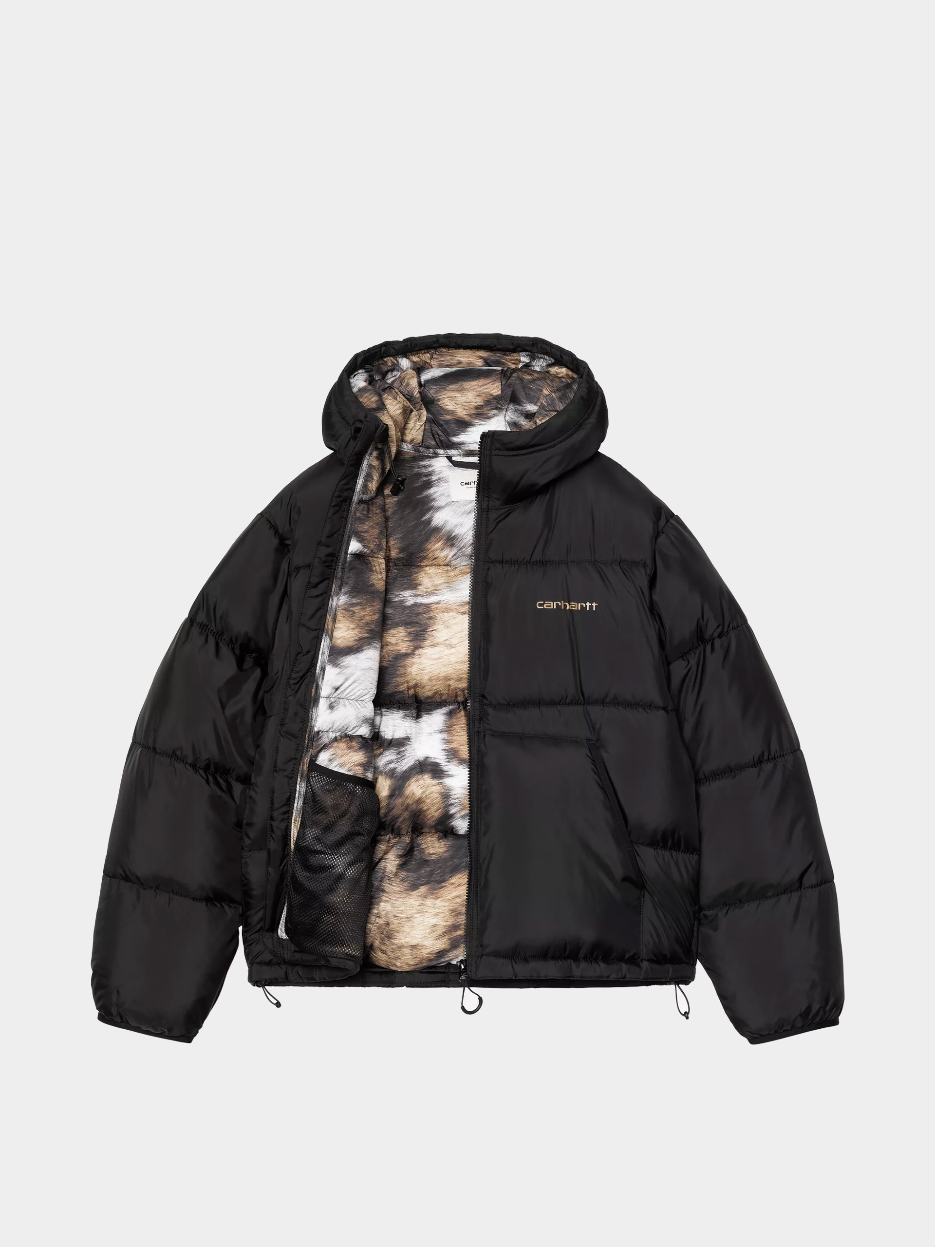 Geacă Carhartt WIP Toronto Wmn (black/wild dog print)