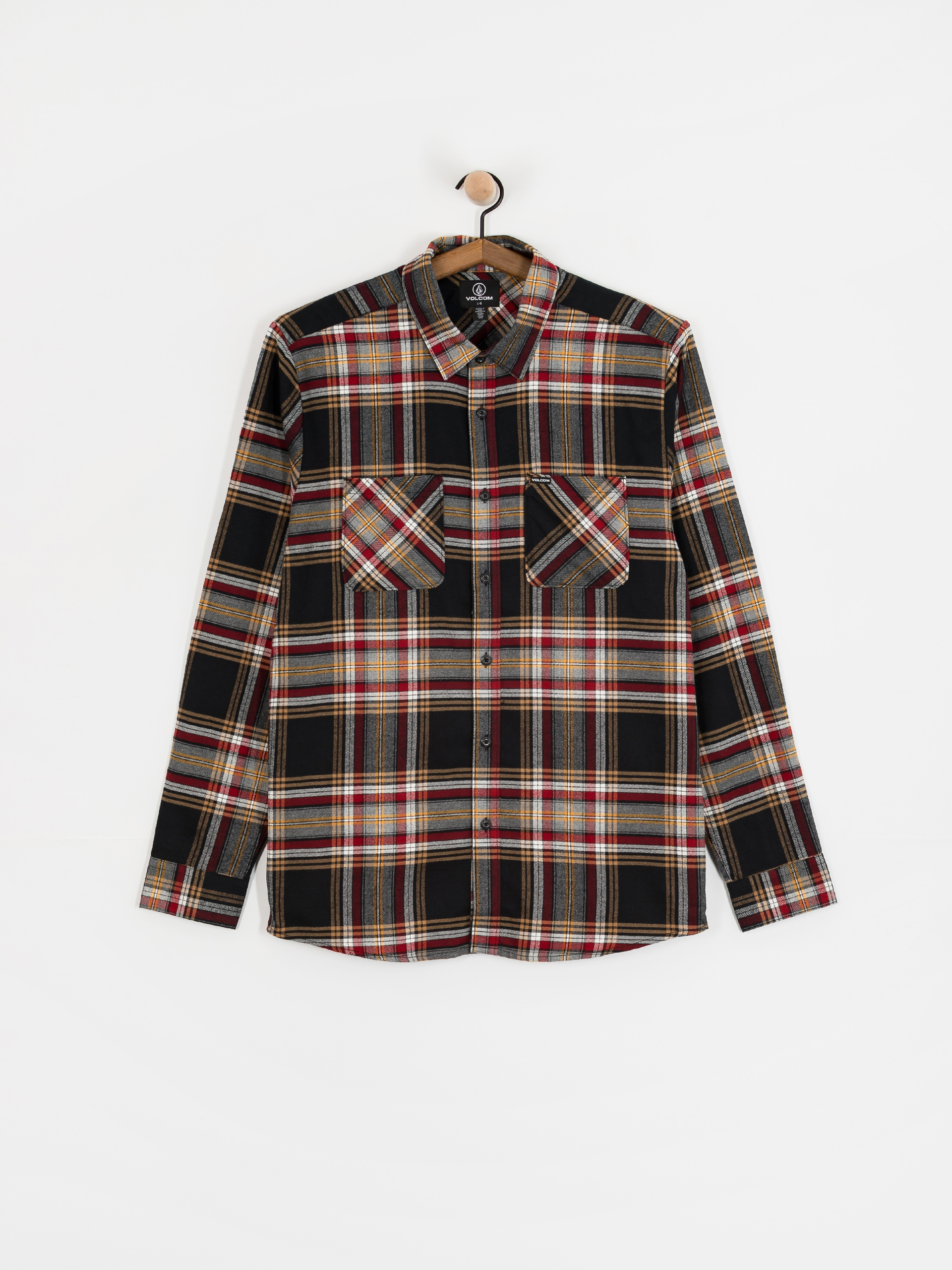 Cămașă Volcom Netastone Flannel (antique black)