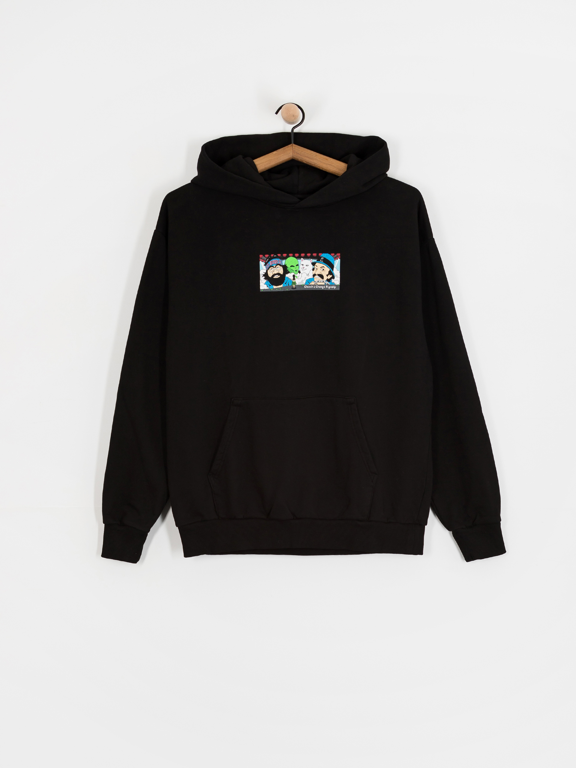 Hanorac cu glugă RipNDip Riders HD (black)