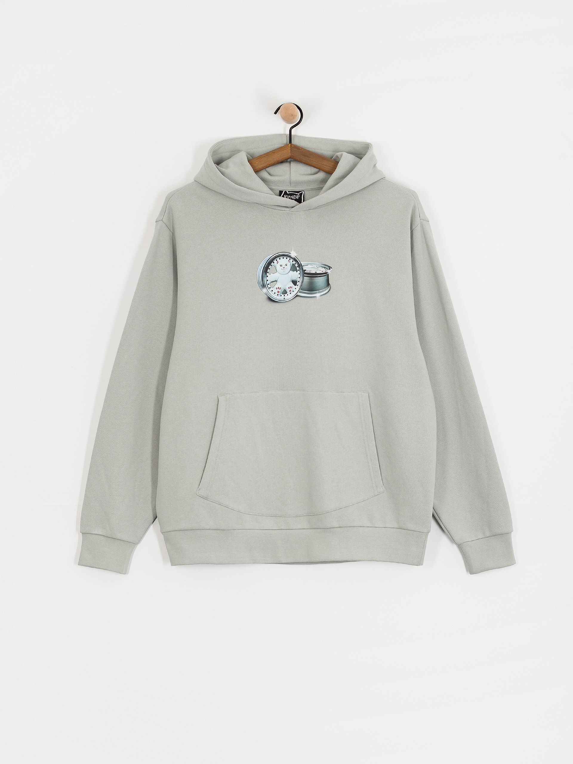 Hanorac cu glugă RipNDip Nerm On Wheels HD (grey)