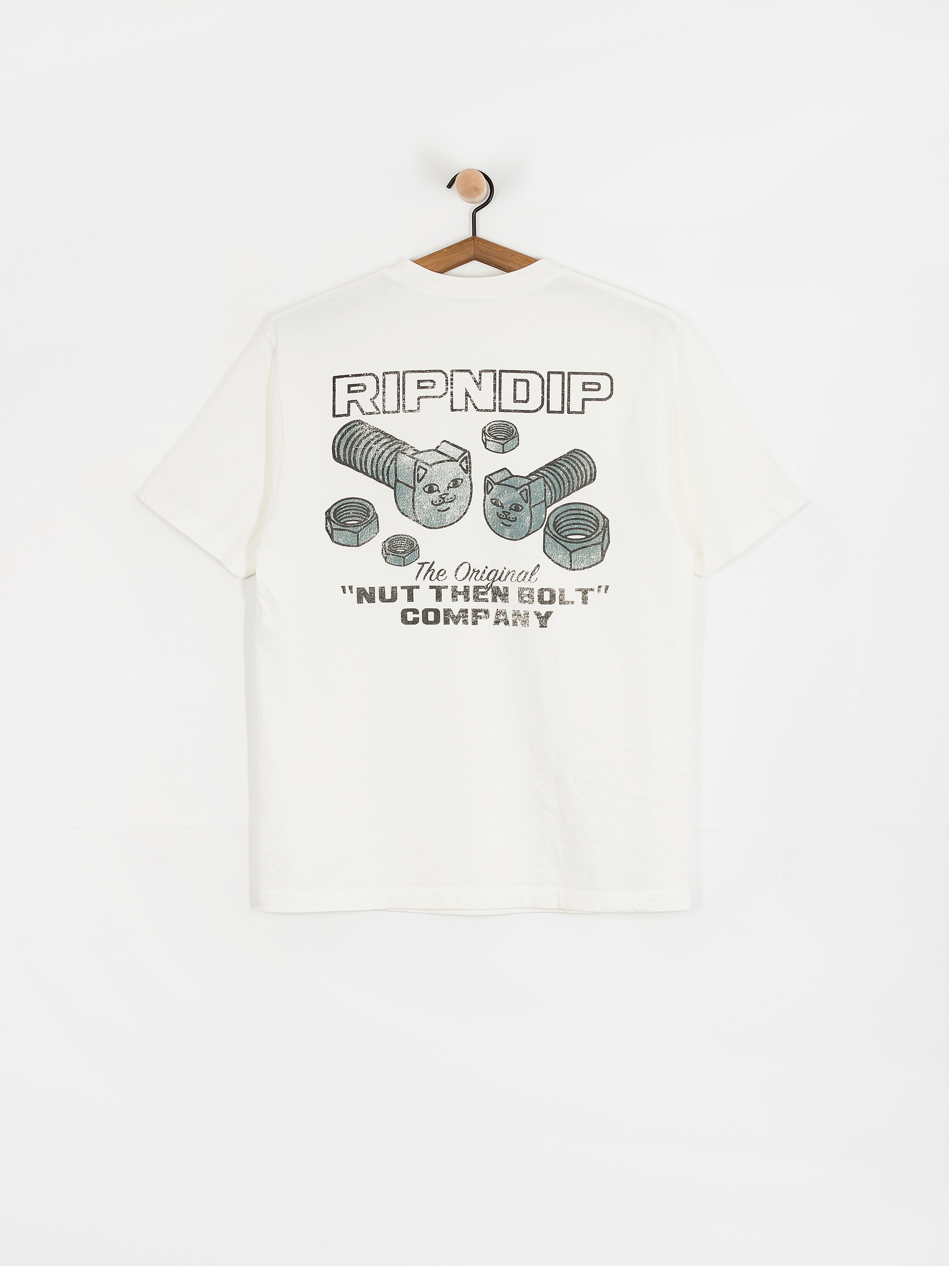 Tricou RipNDip Nut Then Bolt Pocket (bone)