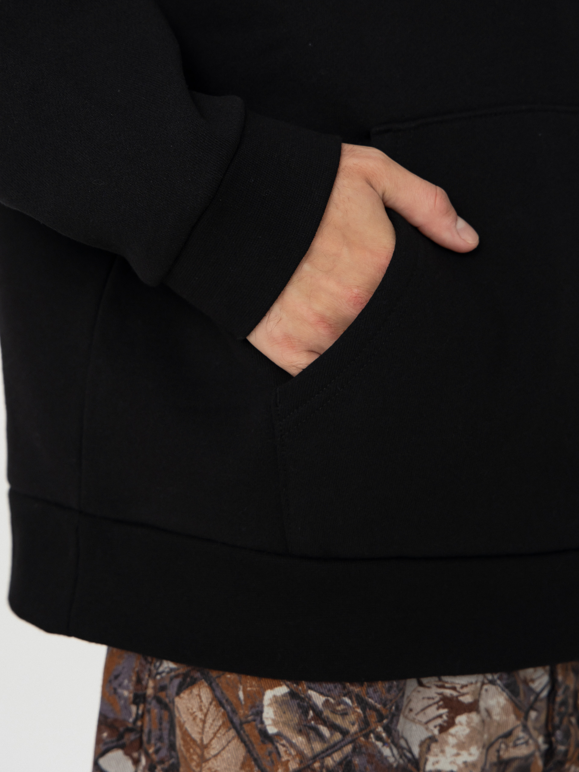 Hanorac cu glugă OBEY Bold Star Extra Heavy HD (black)