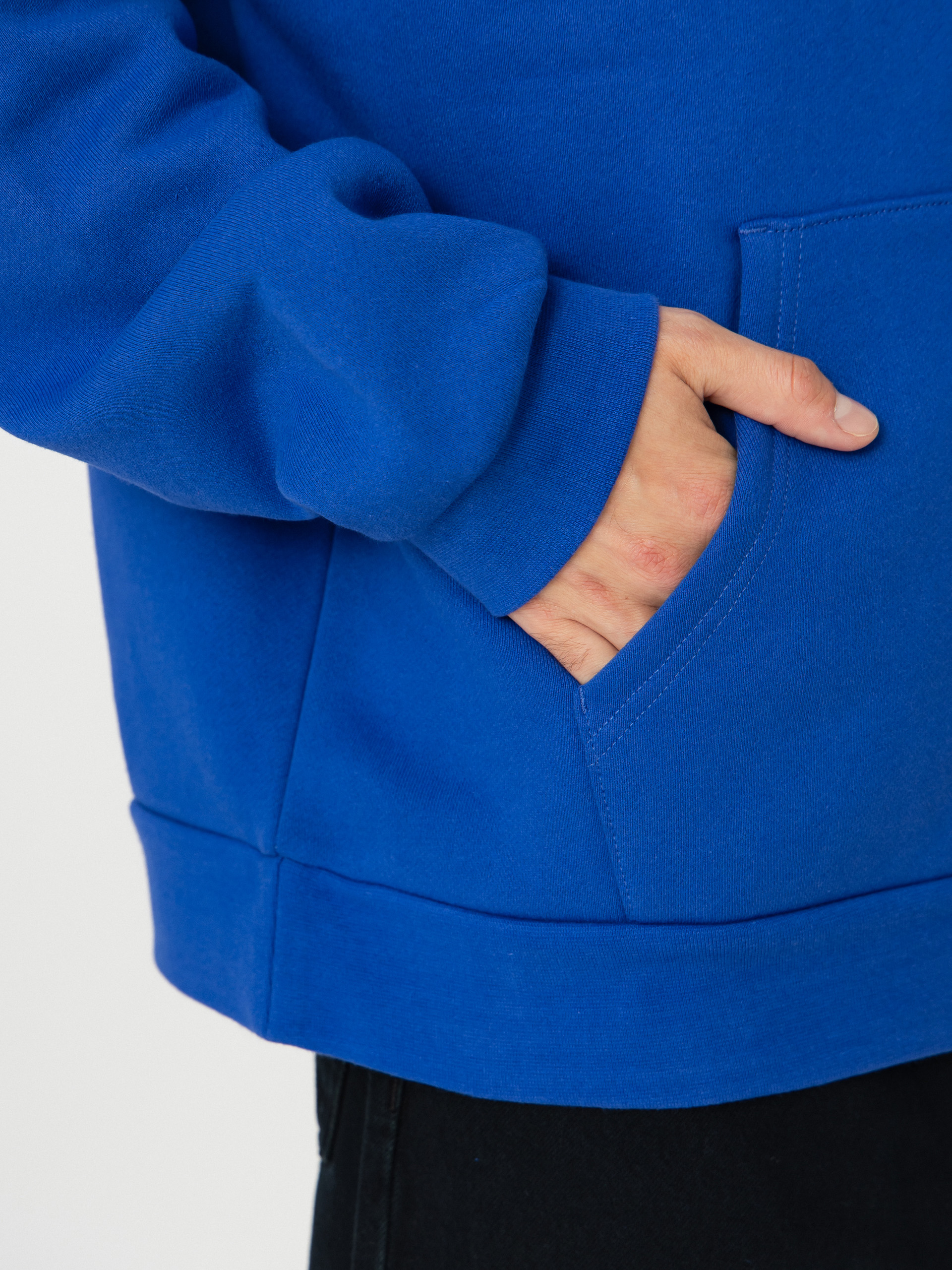 Hanorac cu glugă OBEY Icon Extra Heavy II HD (dazzling blue)