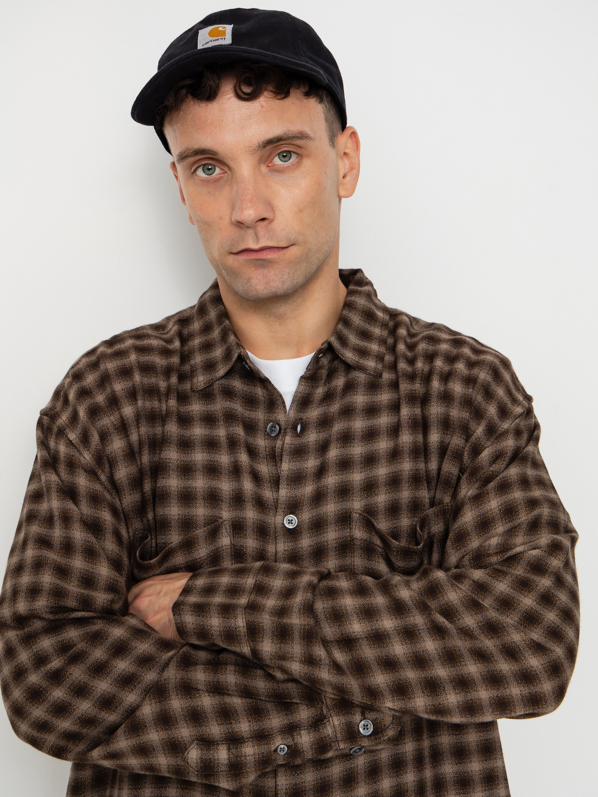 Cămașă OBEY Clarence Woven (black multi)