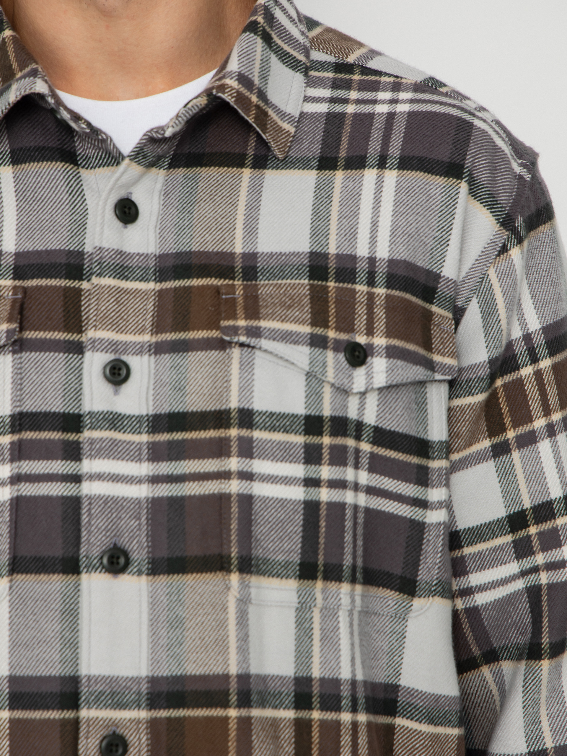 Cămașă Patagonia Fjord Flannel (blizzard salt grey)