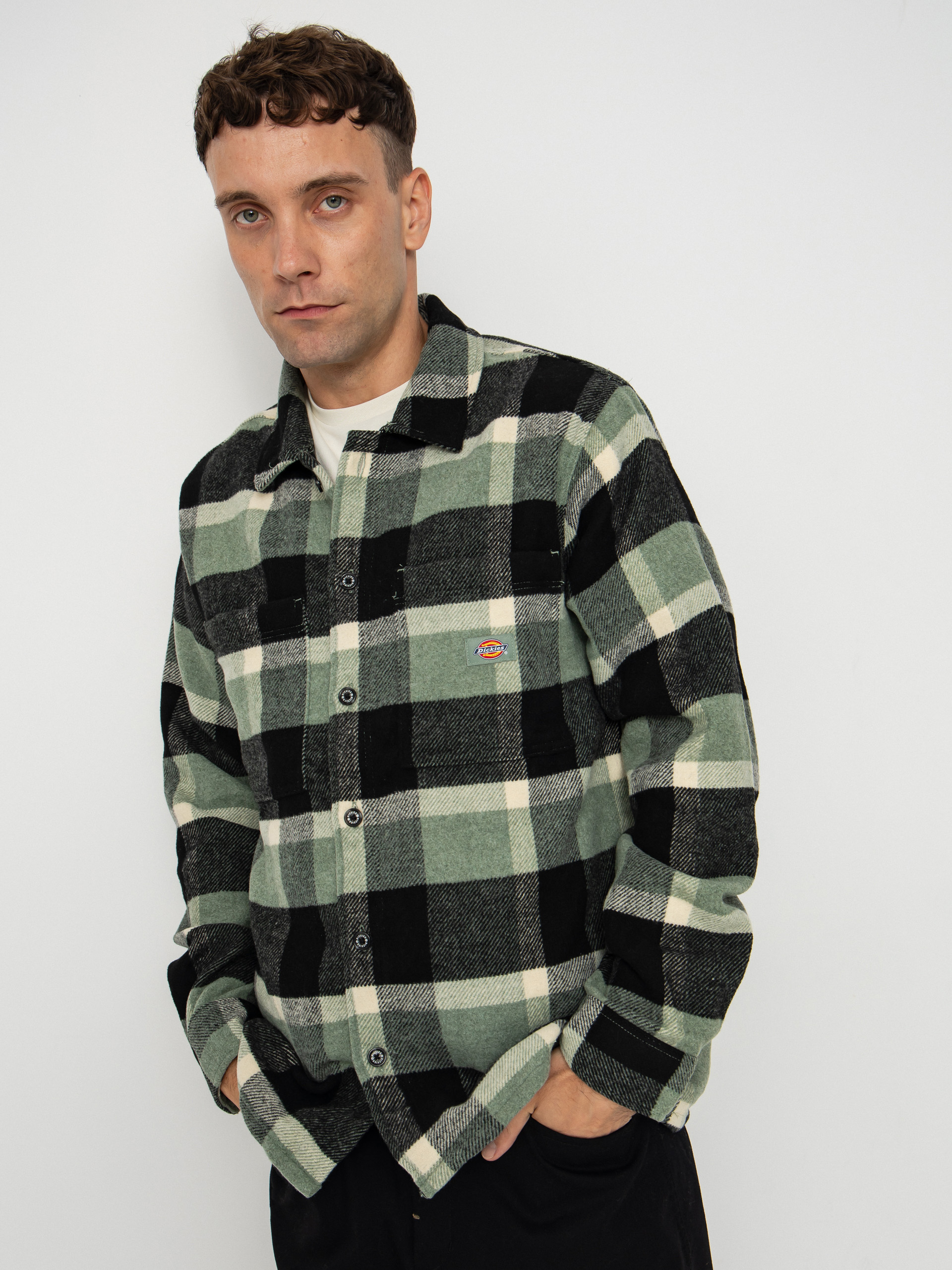 Cămașă Dickies Plaid Coaling (sea spray)