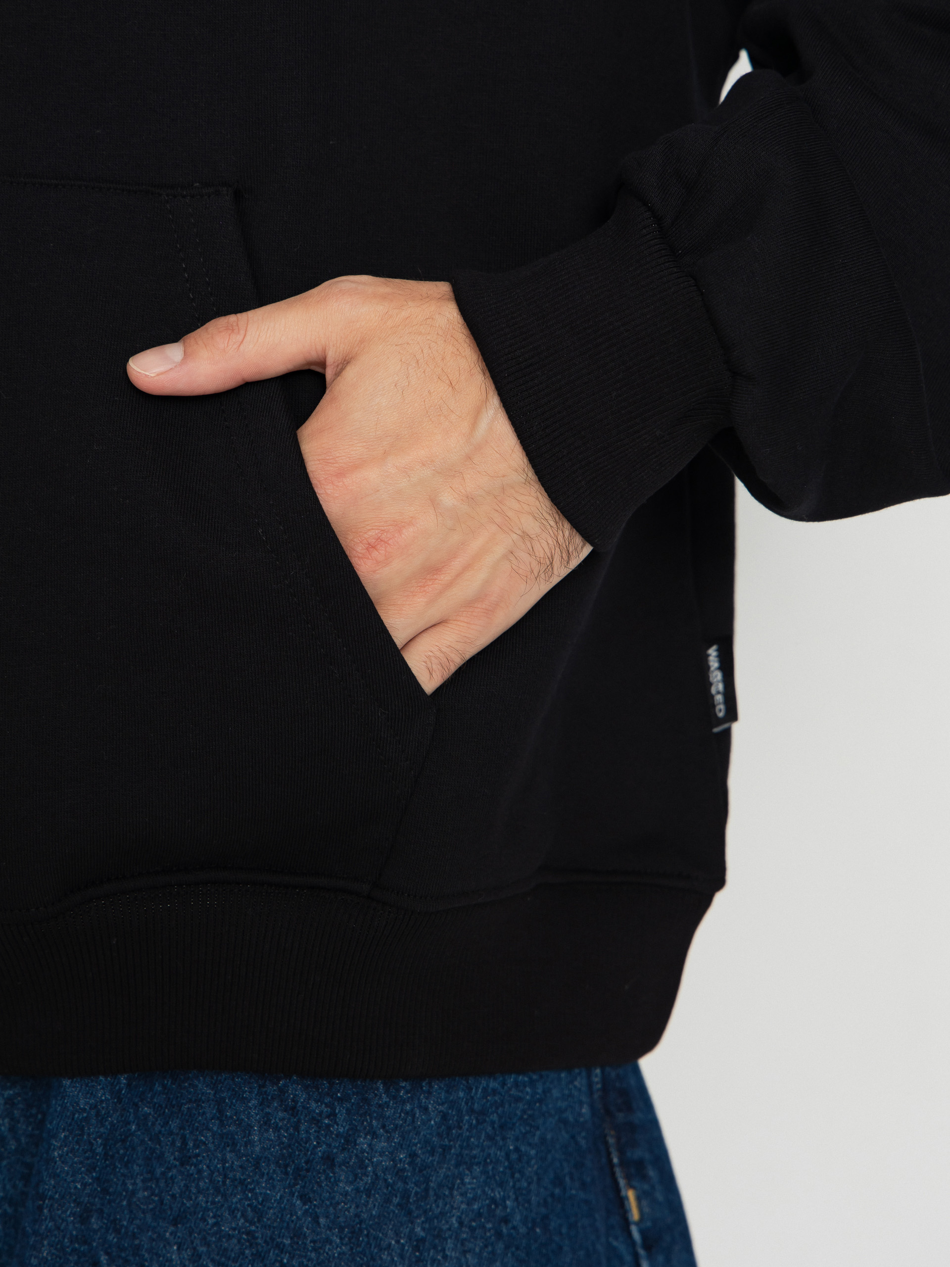 Hanorac cu glugă Wasted Paris Switchblade Boxy HD (black)