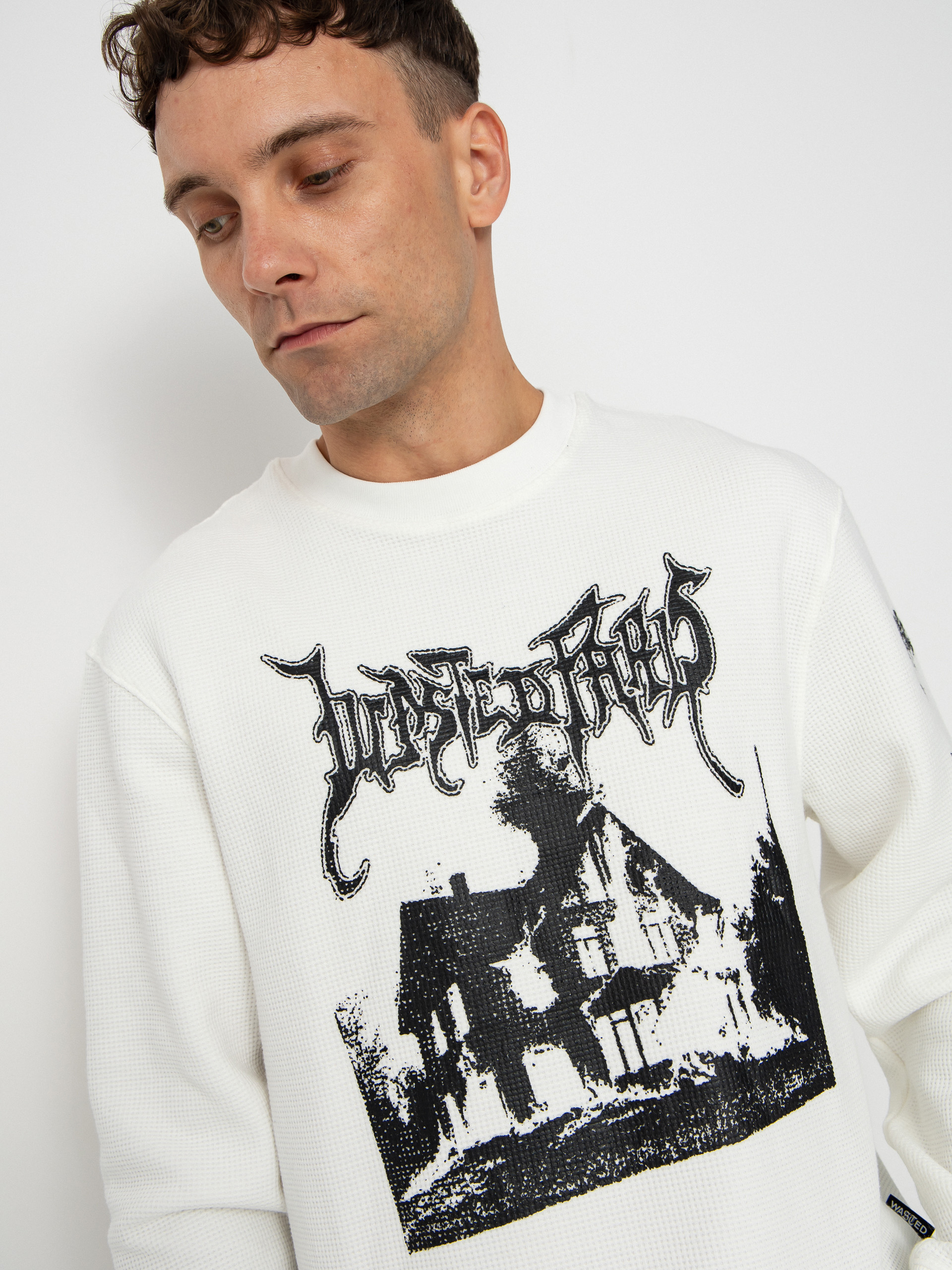 Longsleeve Wasted Paris Ignited Thermal (white)