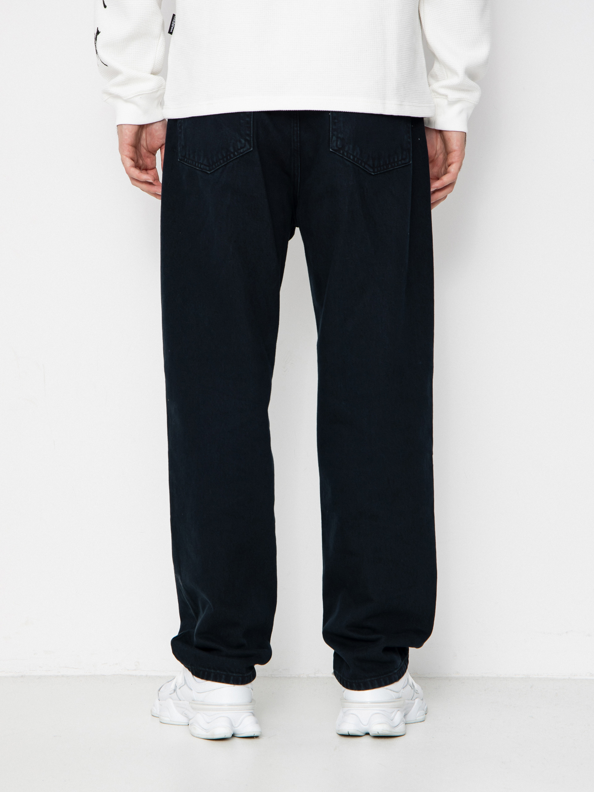 Pantaloni Carhartt WIP Aaron (blue/midnight wash)