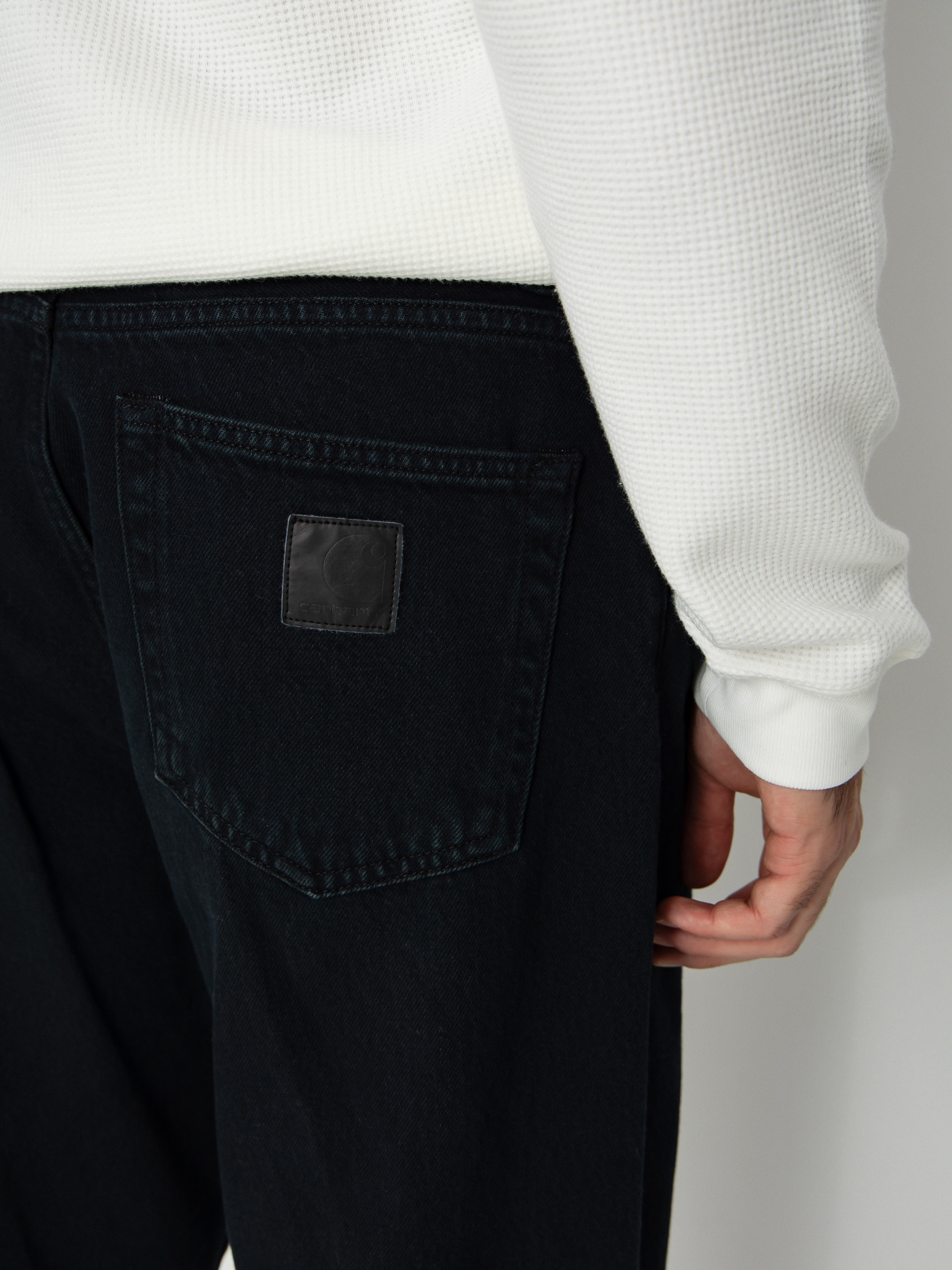 Pantaloni Carhartt WIP Aaron (blue/midnight wash)