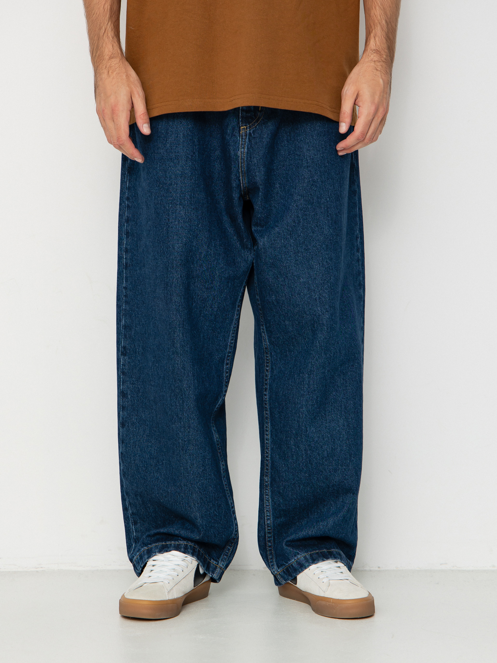 Pantaloni Carhartt WIP Brandon (blue/stone washed)