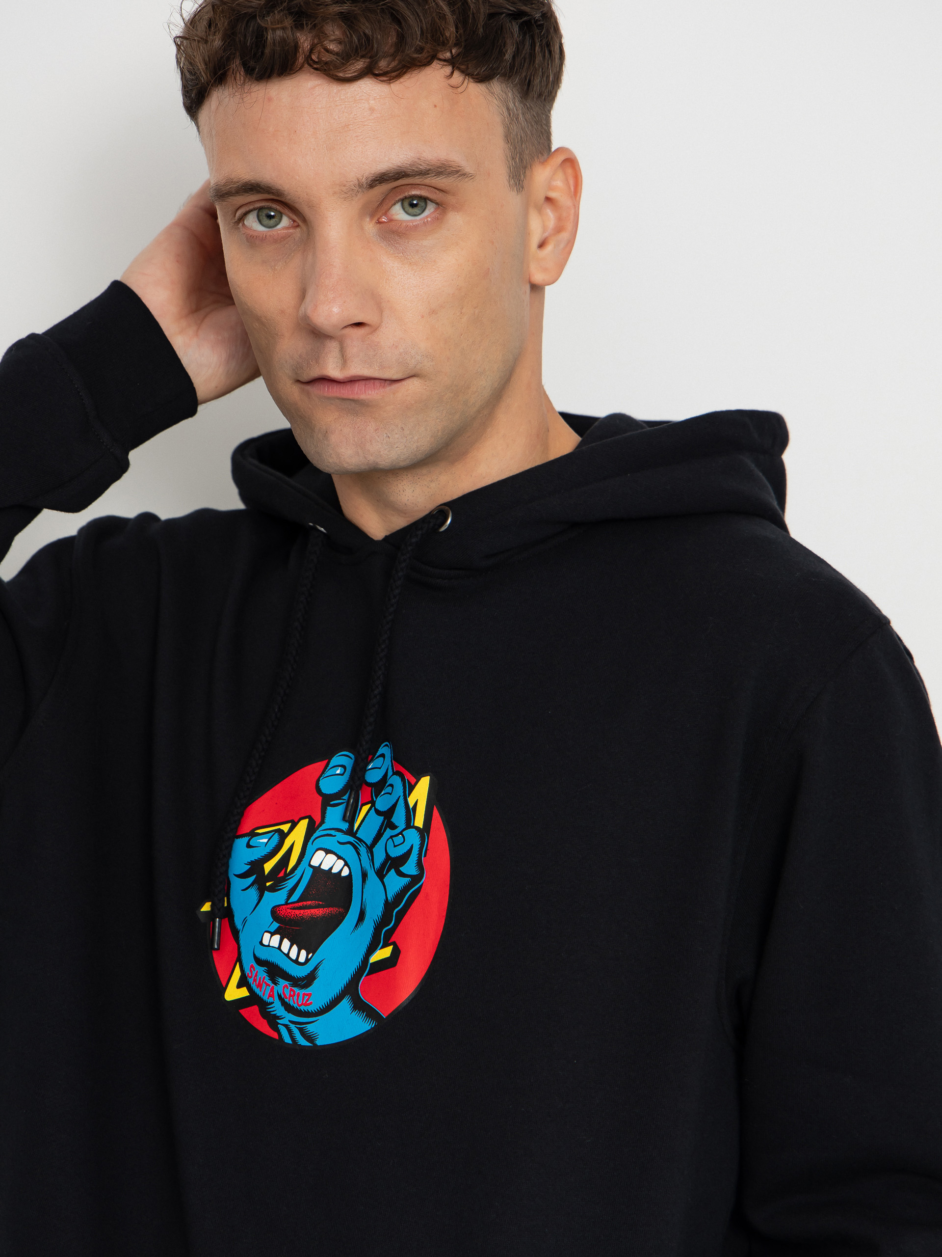 Hanorac Santa Cruz Hand Dot Front (black)