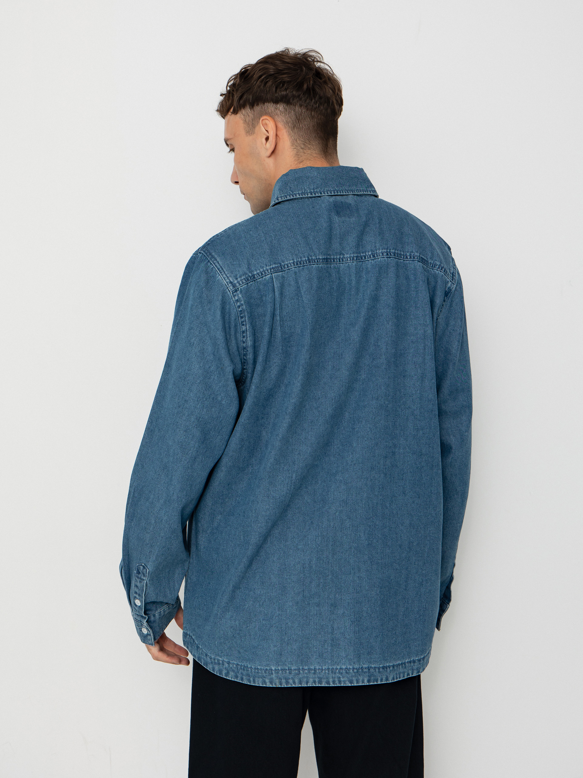 Cămașă Santa Cruz Global Oval Dot (classic blue)