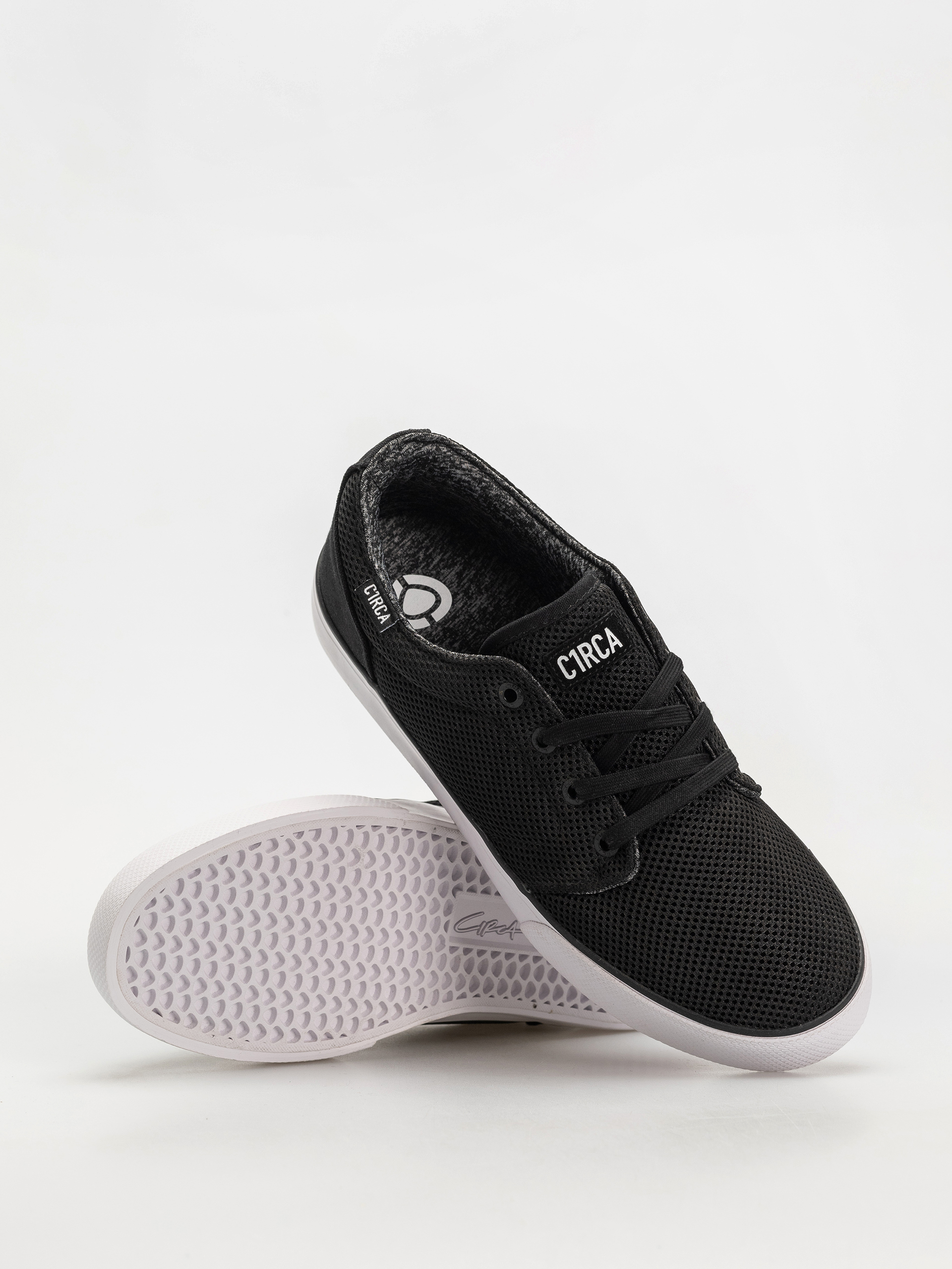 Pantofi Circa Drifter (black/white/mesh/canvas)