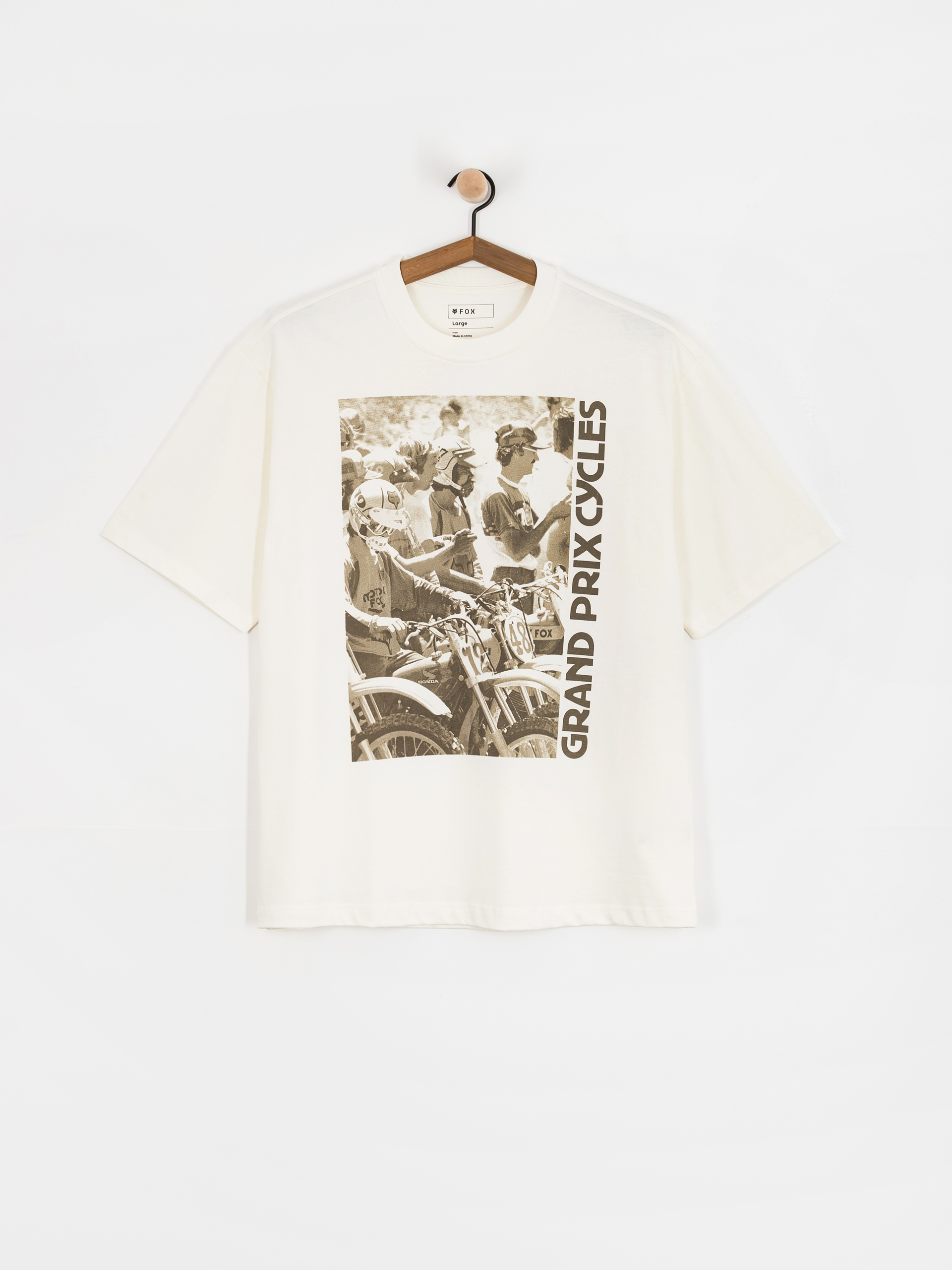 Tricou Fox Circa 74 Oversized (off white)